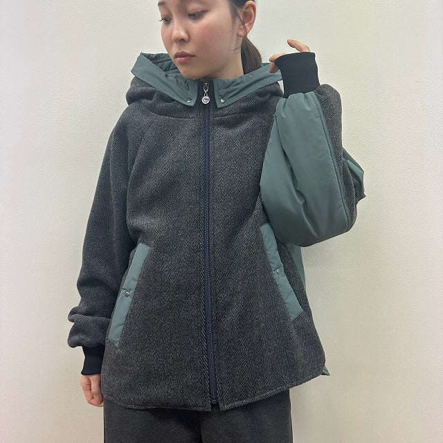 【C'EST MOI】ヘリンボーン×タフタブルゾン/20256566