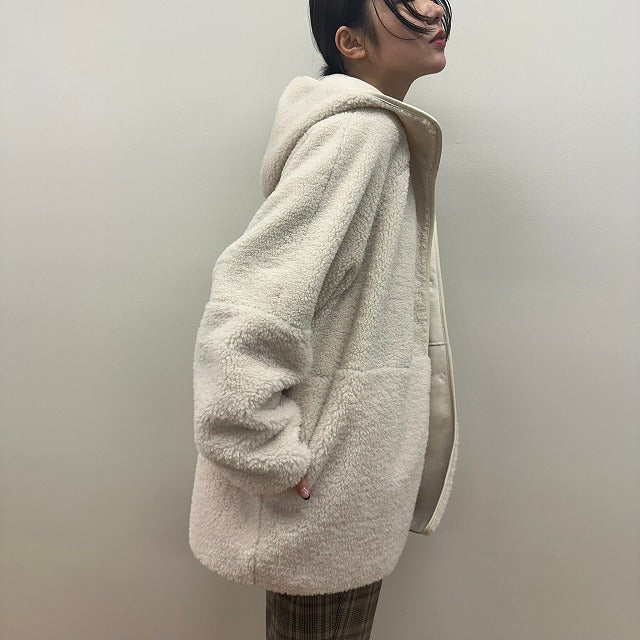 【C'EST MOI】フェイクムートンコートリバーシブル/20256604