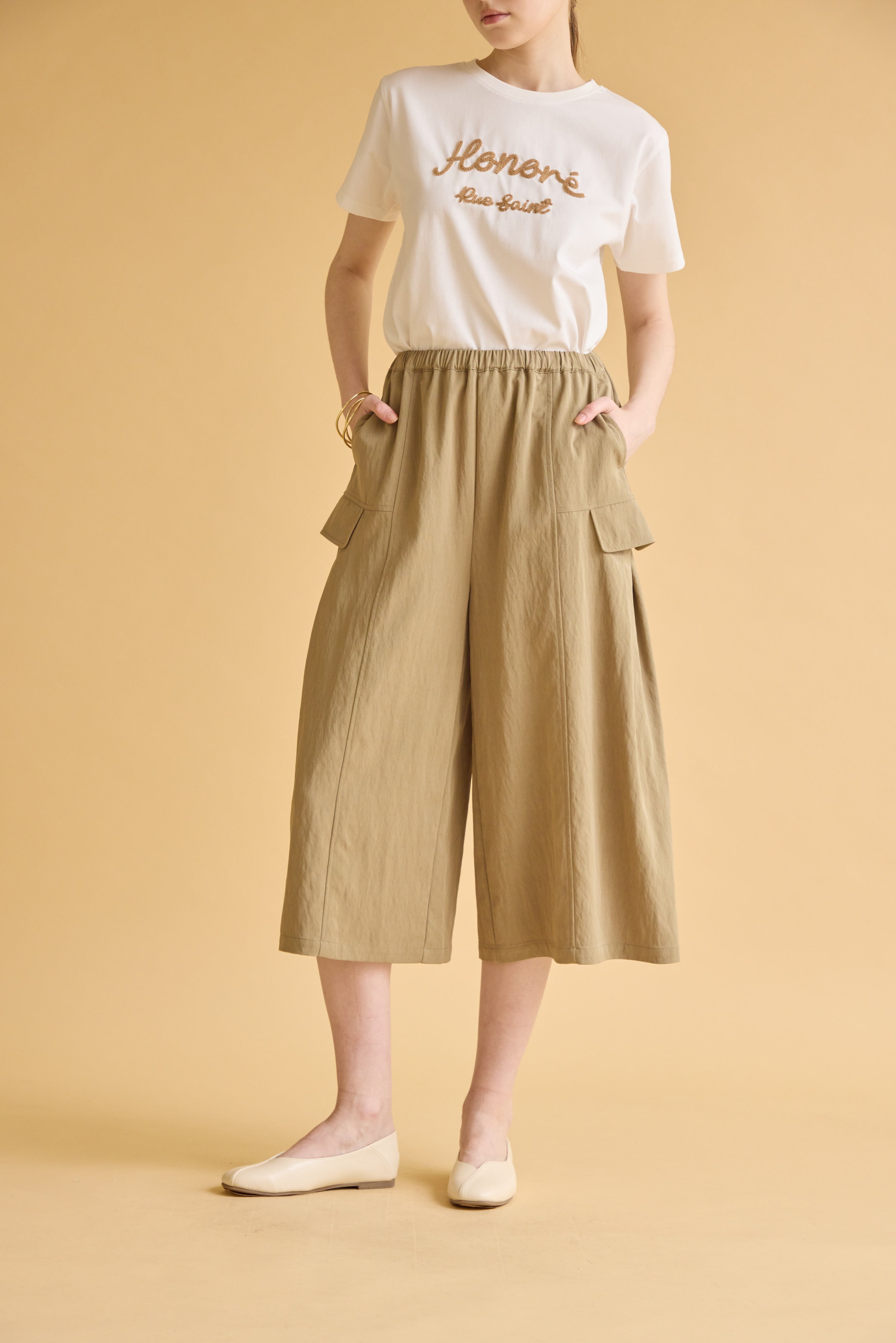 【SUGAR ROSE】クロップドカーゴワイドパンツ/268151