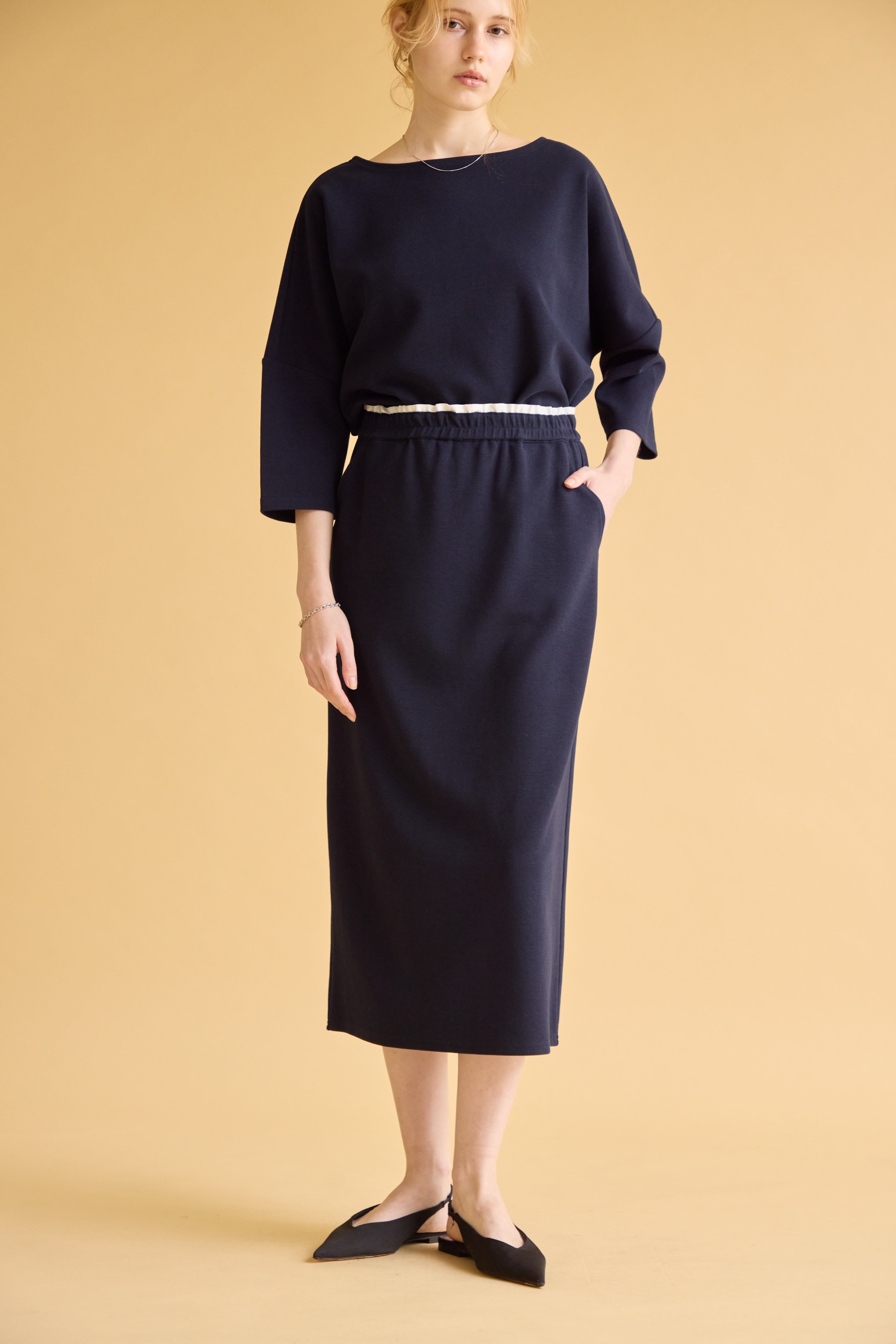 【SUGAR ROSE】ダブルウエストデザインスカート/269138