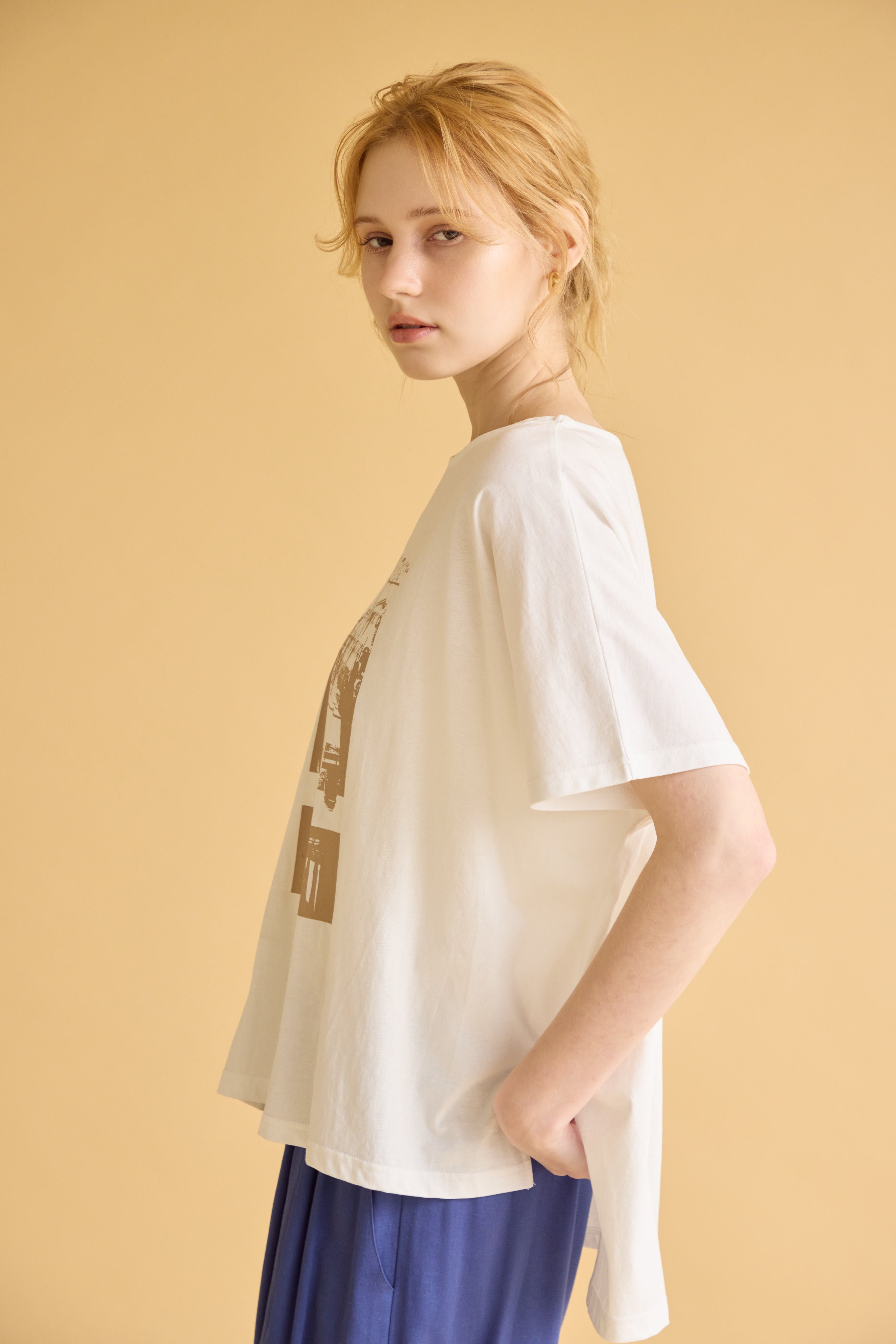 【SUGAR ROSE】モノトーンフォトトップス/269130