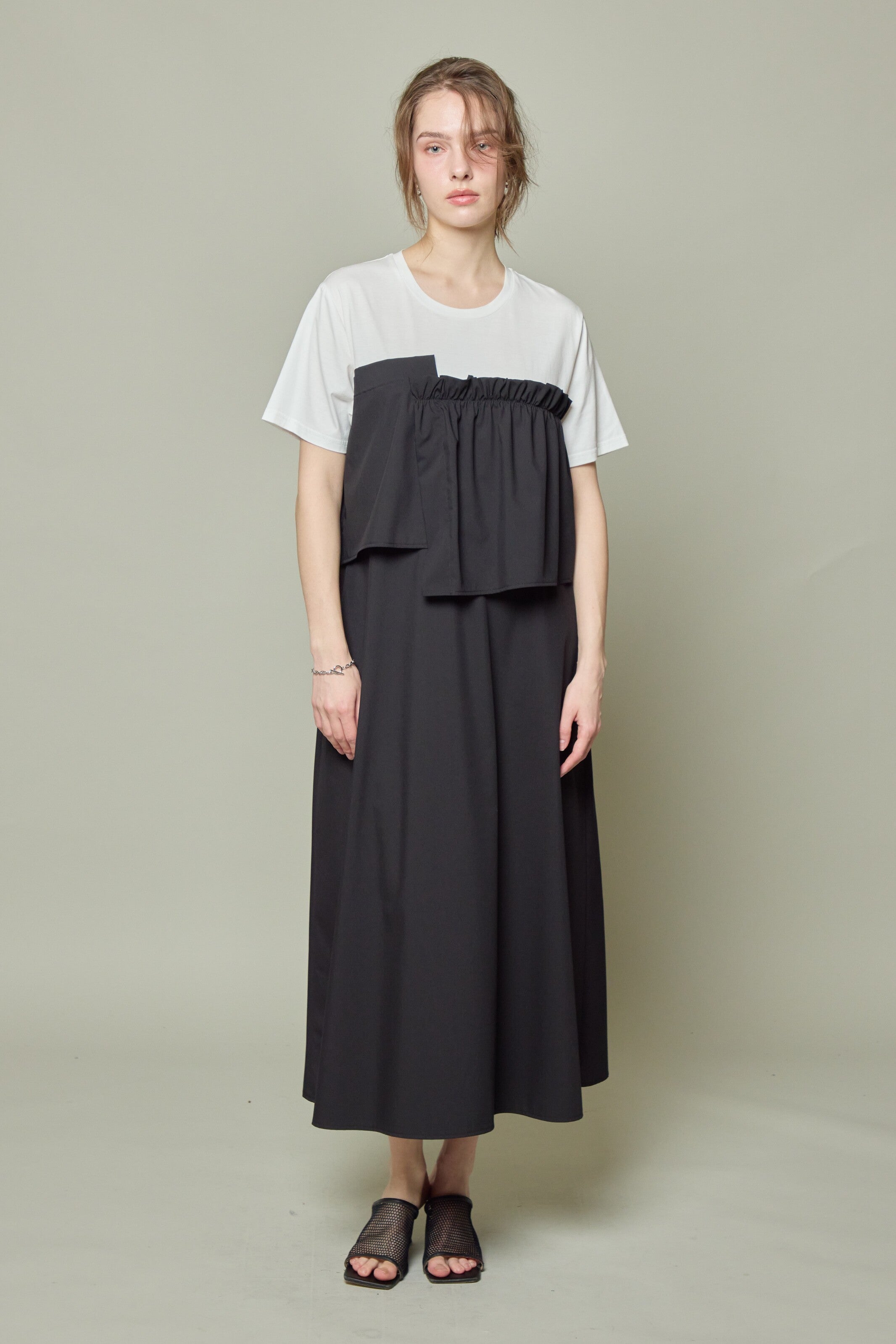 【SUGAR ROSE】ギャザービスチェデザインワンピース/263331