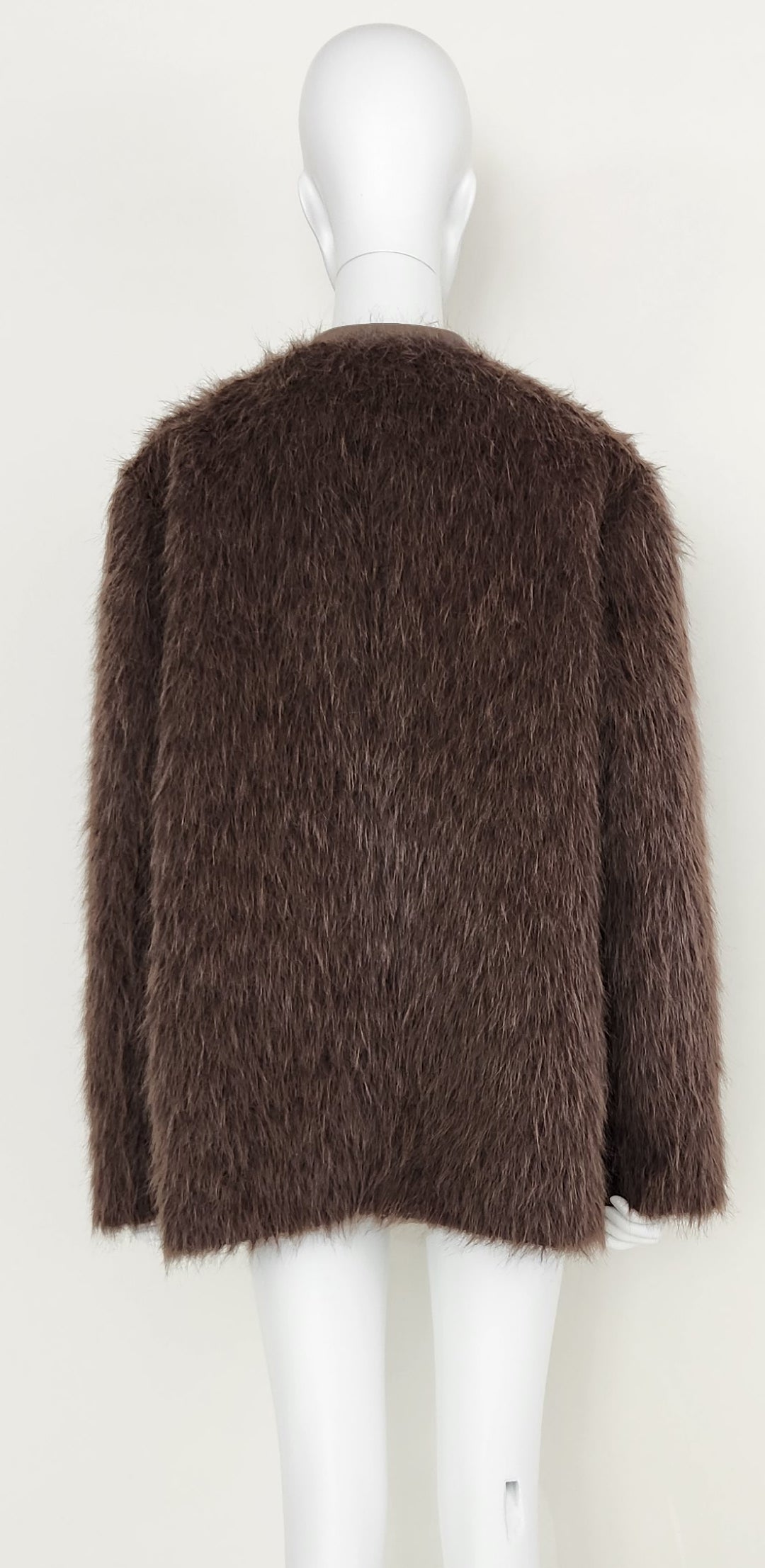 【Ordinary】シャギーカラーレスオーバージャケット/BO25-202J