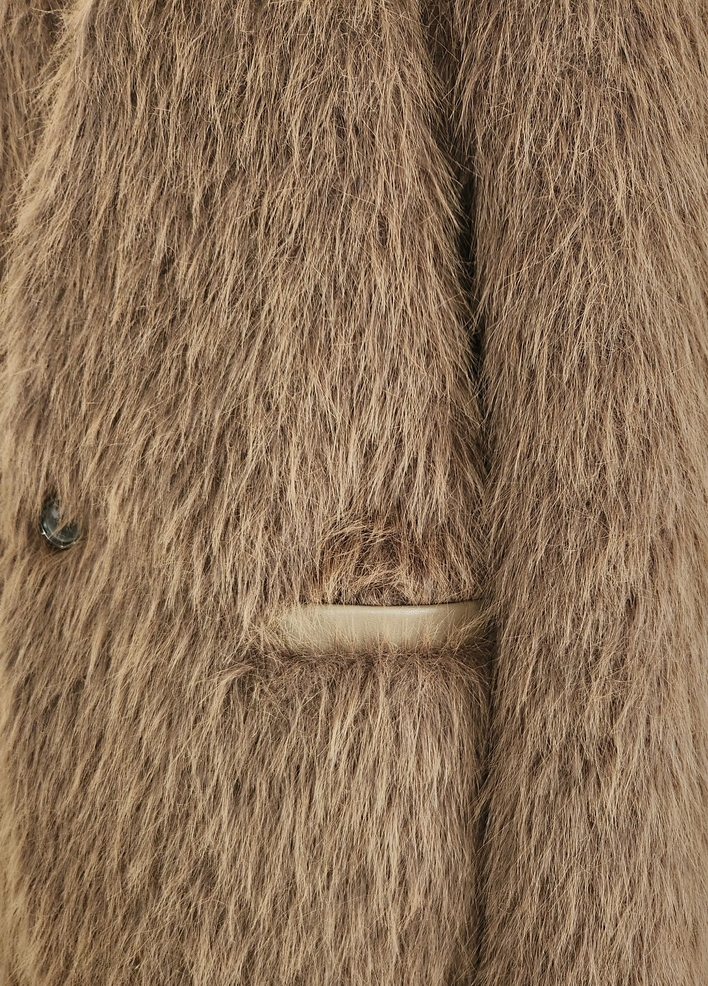 【Ordinary】シャギーカラーレスオーバージャケット/BO25-202J