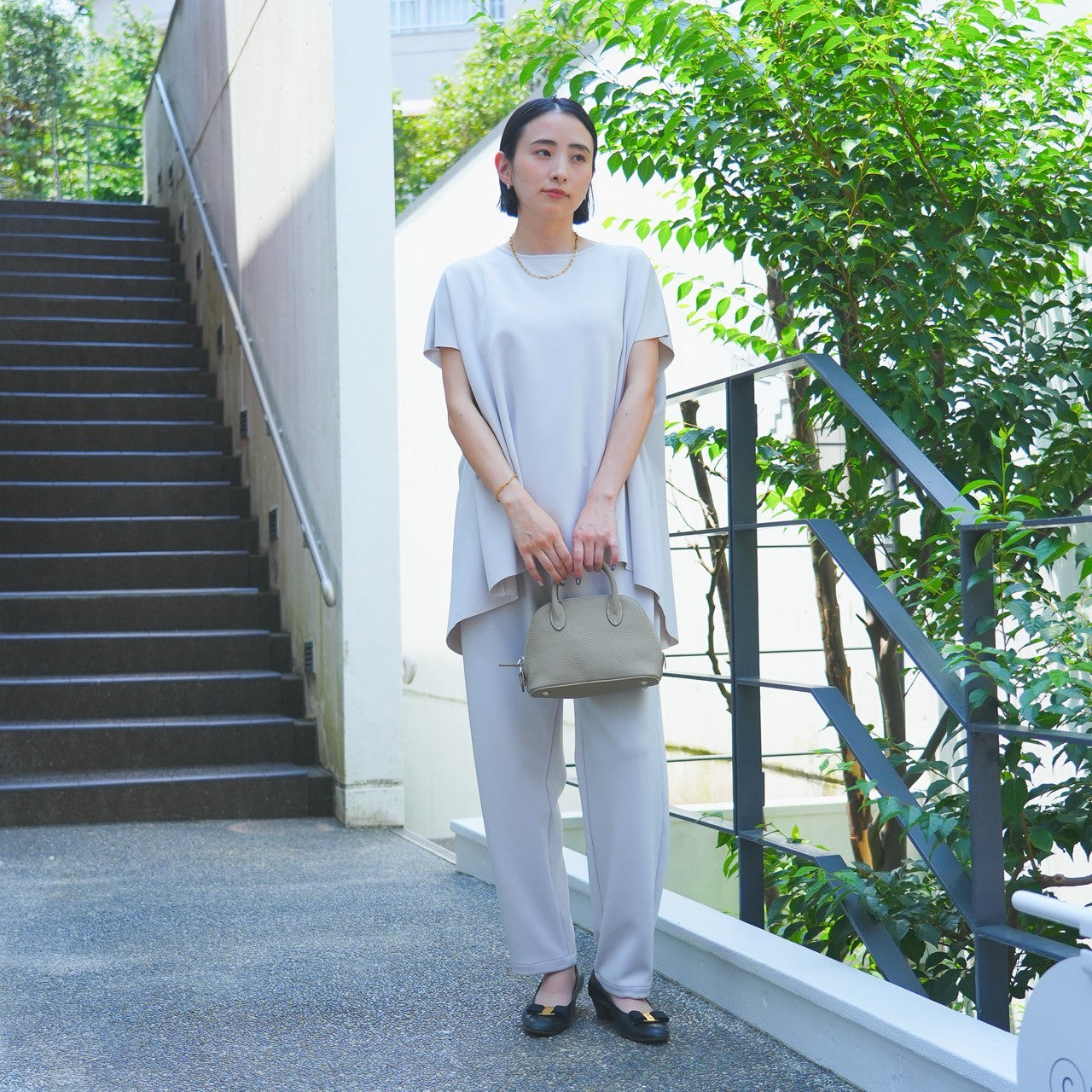 【RILATO】アクアバックタックブラウス/RS26111