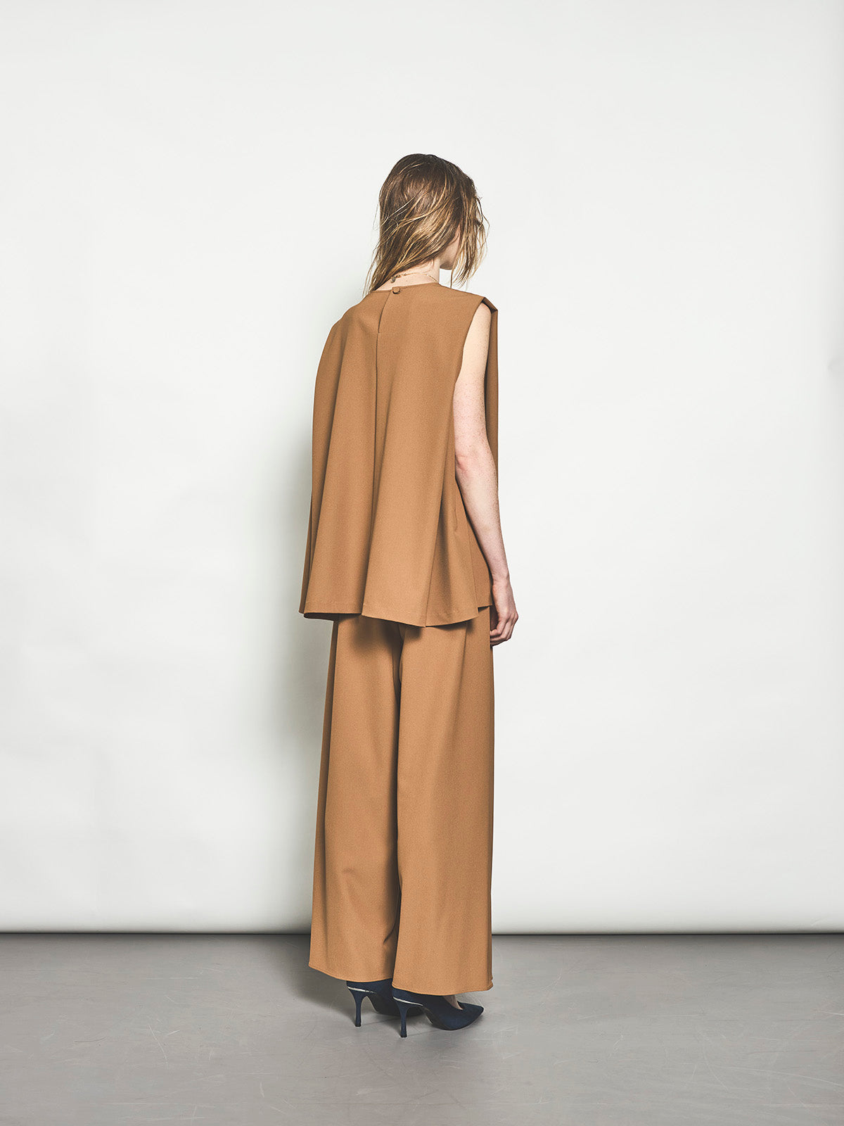 【STELLA CIFFON】ウォースフィルツイルスリーブレスブラウス/ST3-26405