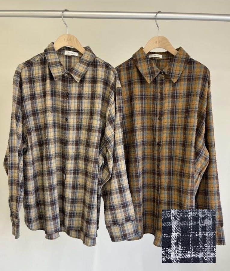 【AGAWD】ループチェックシャツ/1925-7061