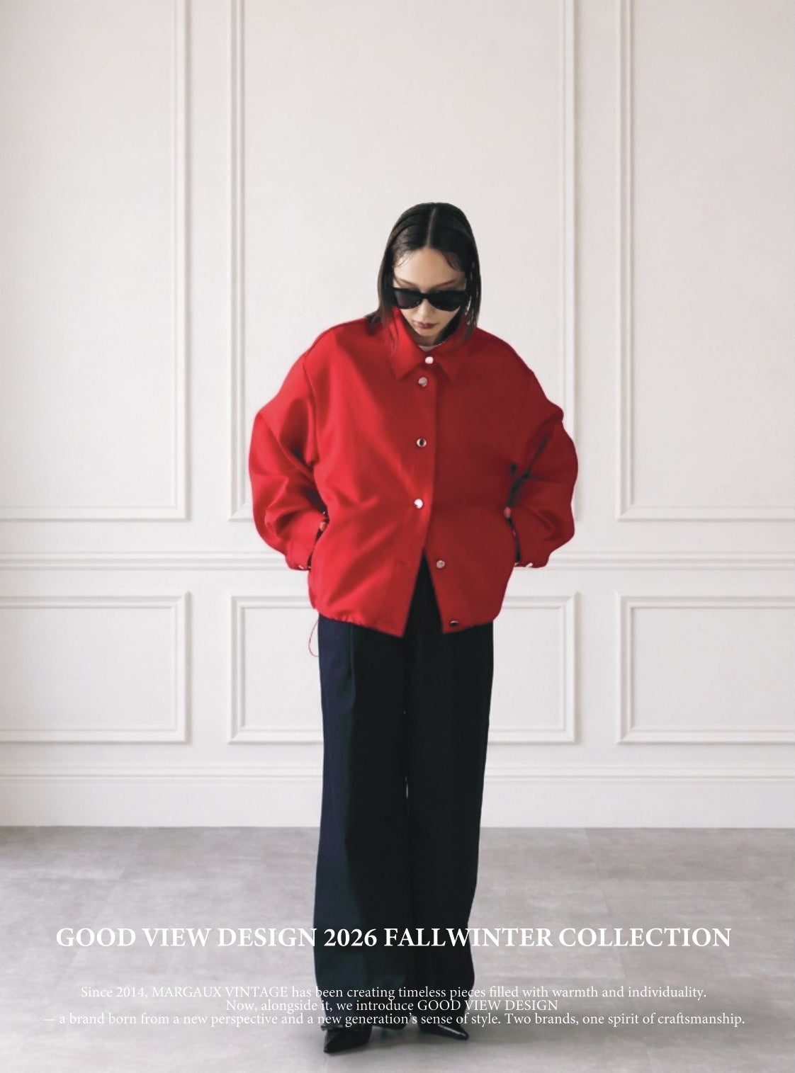 【GOOD VIEW DESIGN】ステンカラーブルゾン/GVD JK-26021