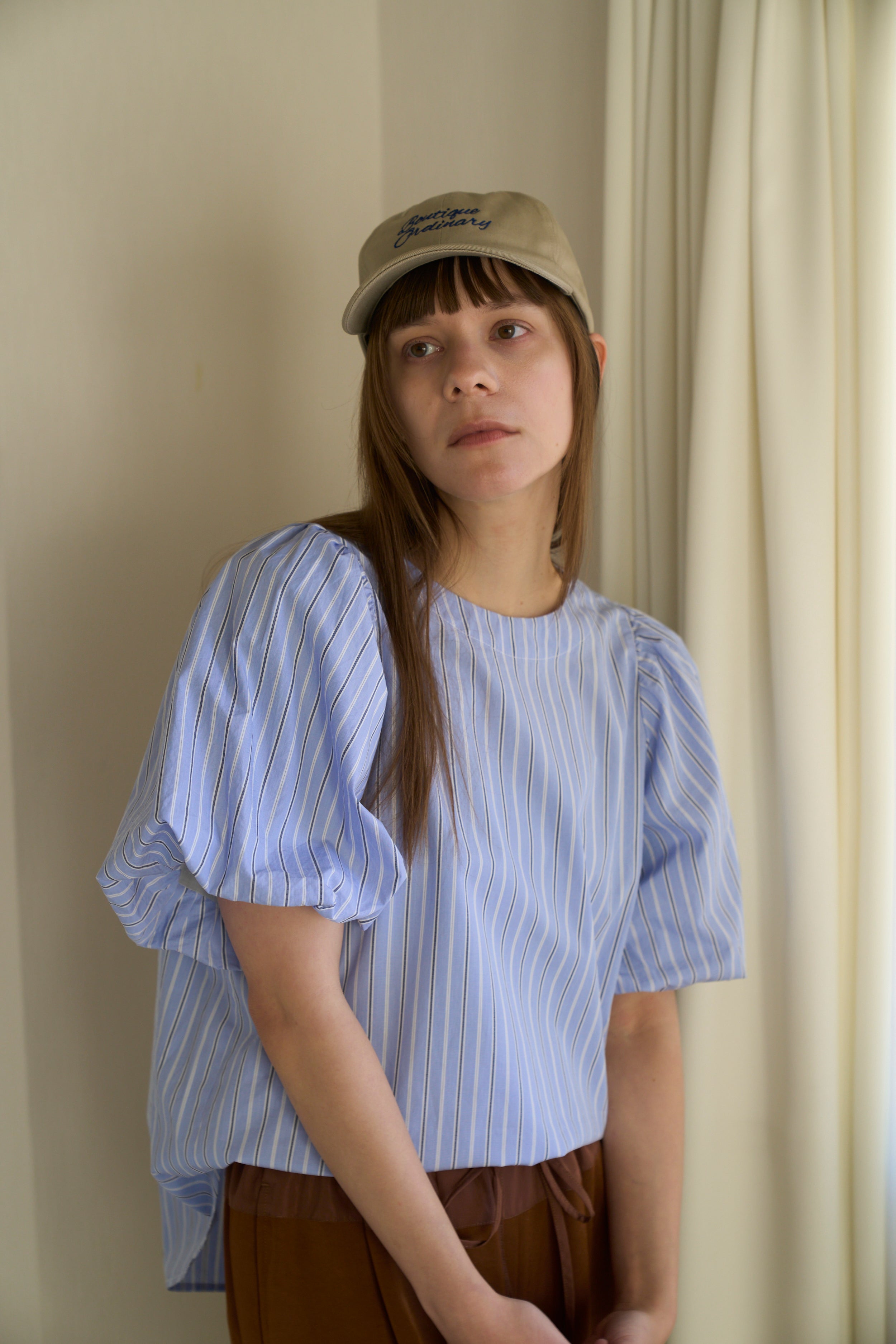 【Ordinary】パフスリーブプルオーバーブラウス/BO26-525B