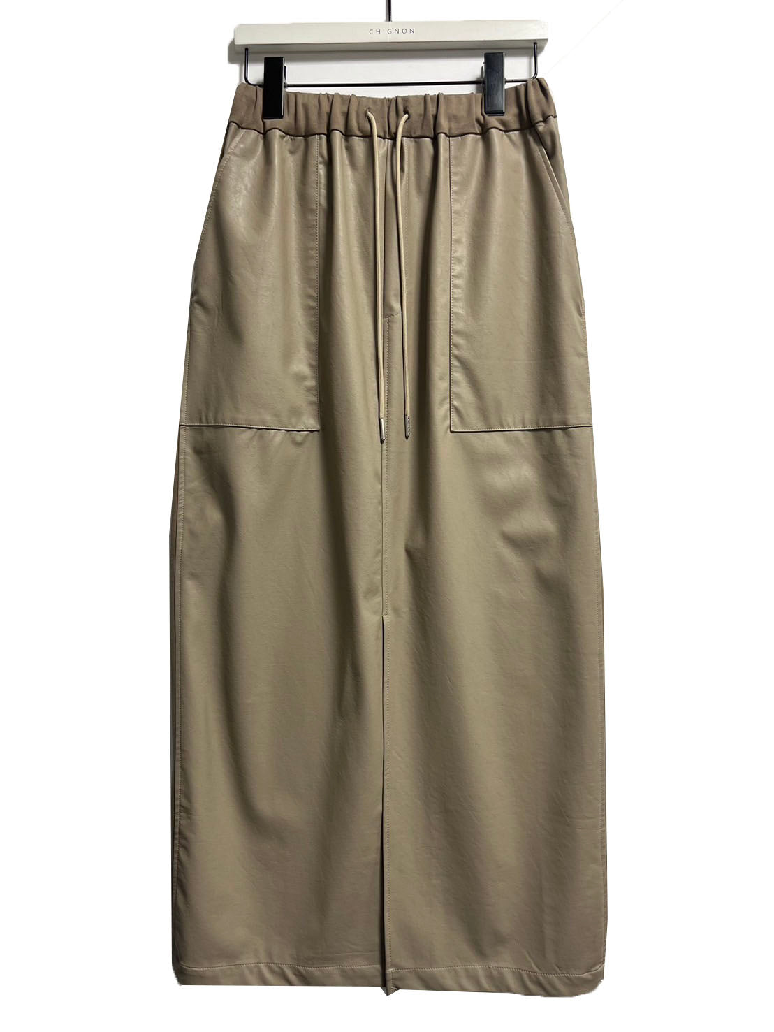 【CHIGNON】フェイクレザーベイカースカート/2754-003KK