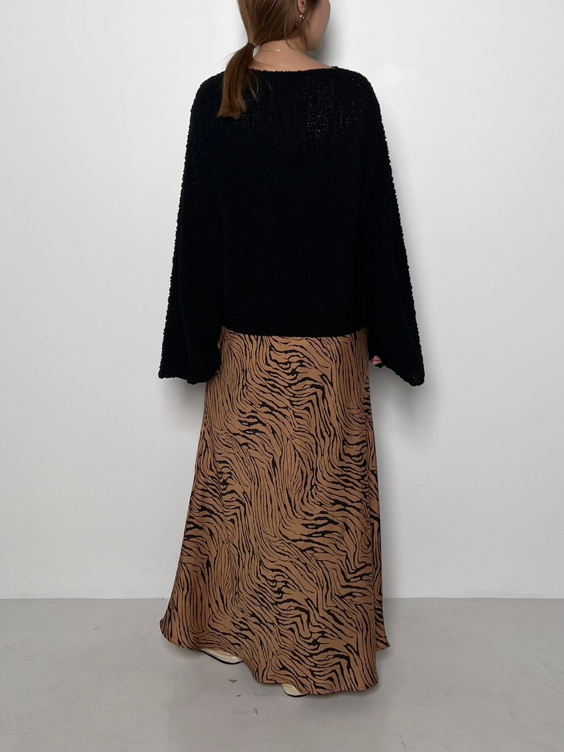 【CHIGNON】ゼブラバイアススカート/2754-044MK