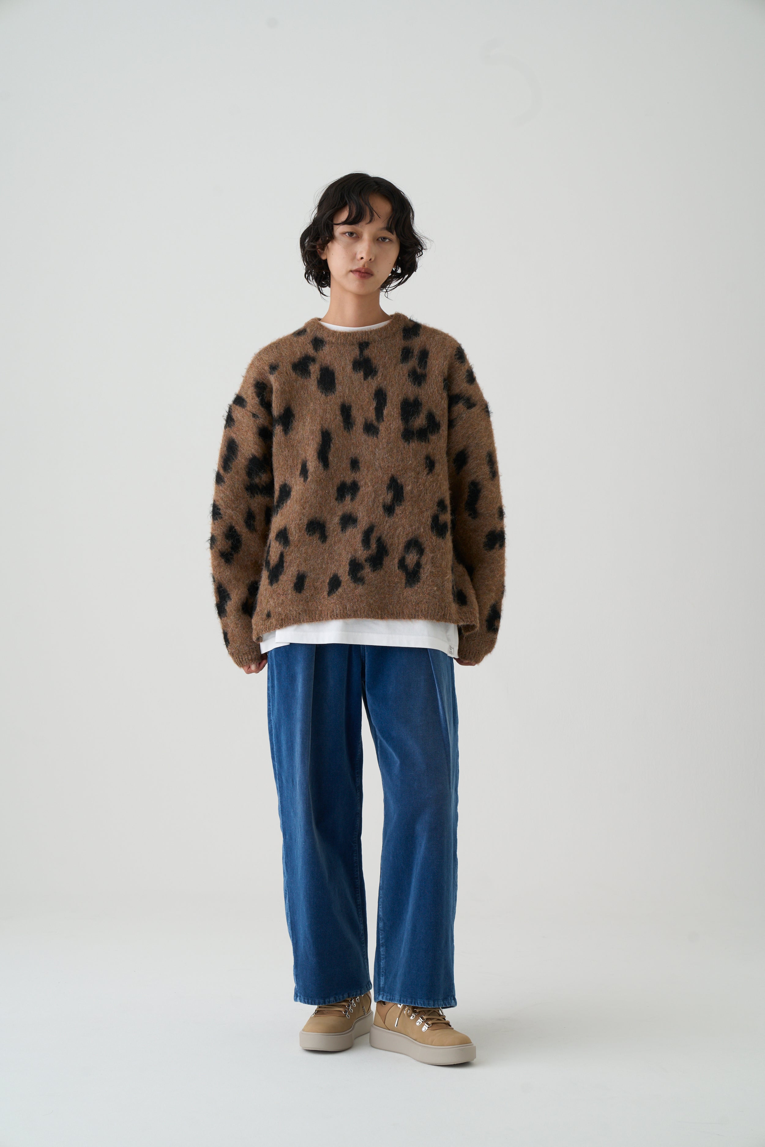 【Ordinary】チーターニットカーディガン/BO25-302N