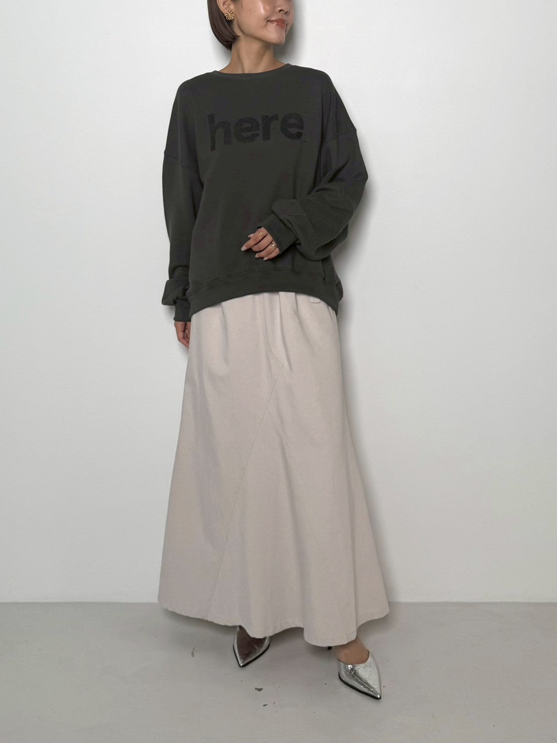 【CHIGNON】ウォッシュスカート/2856-473BT