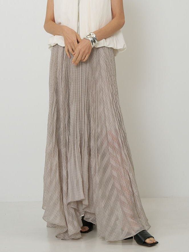 【CHIGNON】シアーチェックプリーツスカート/2961-029MK