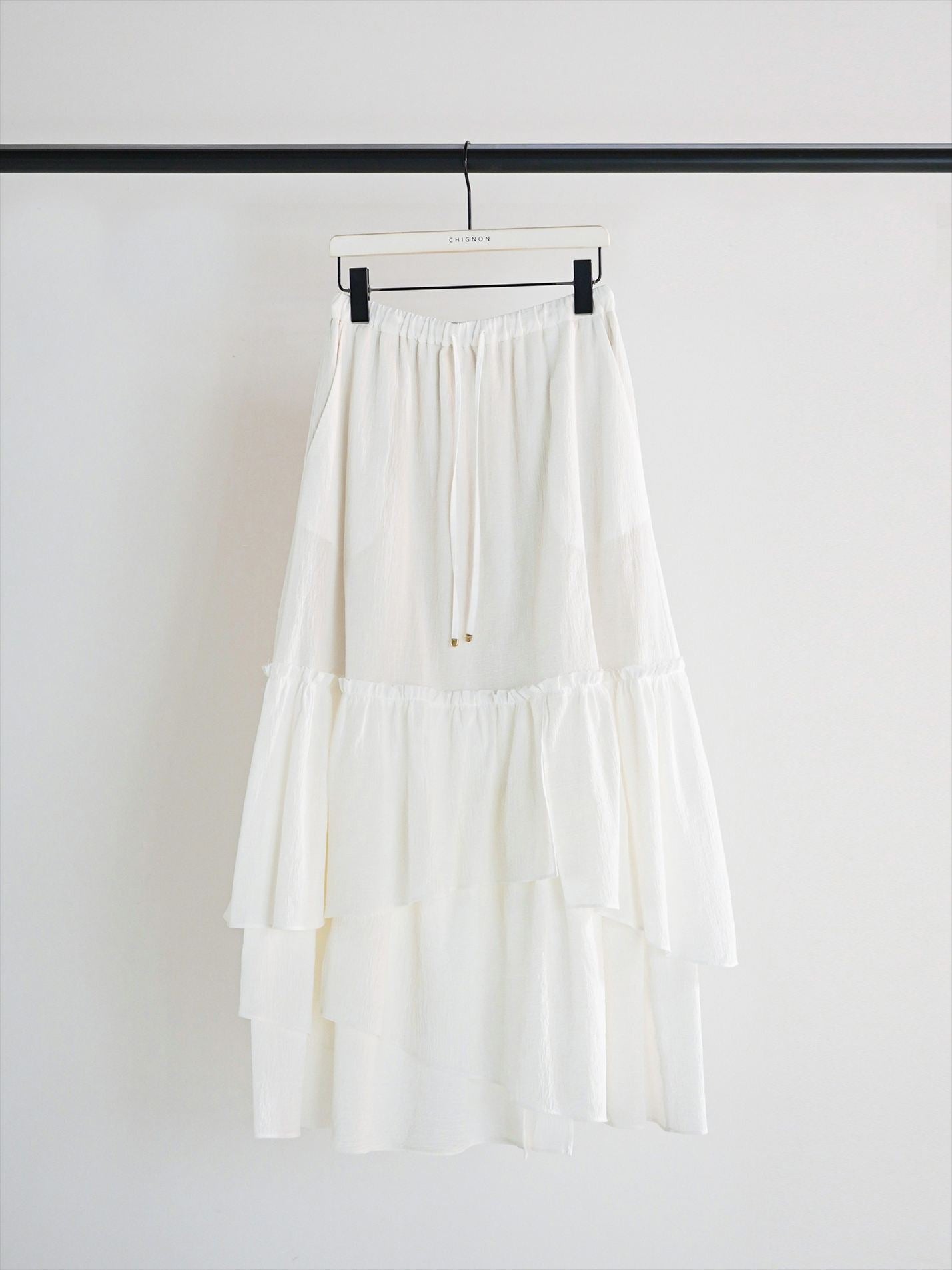【CHIGNON】コットンティアードスカート/2961-048BZ