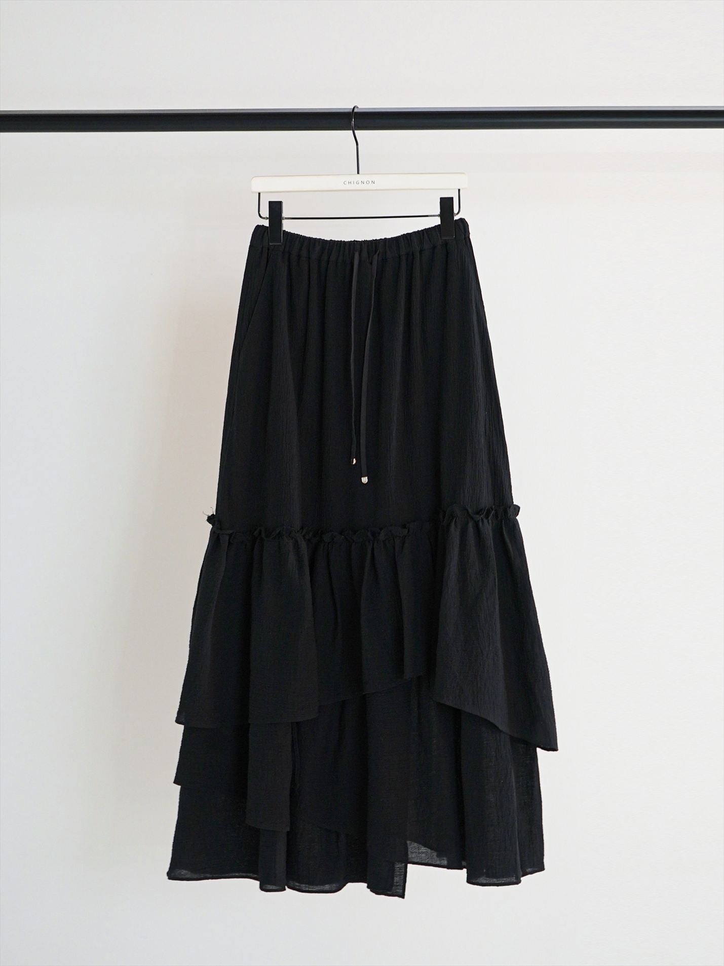 【CHIGNON】コットンティアードスカート/2961-048BZ