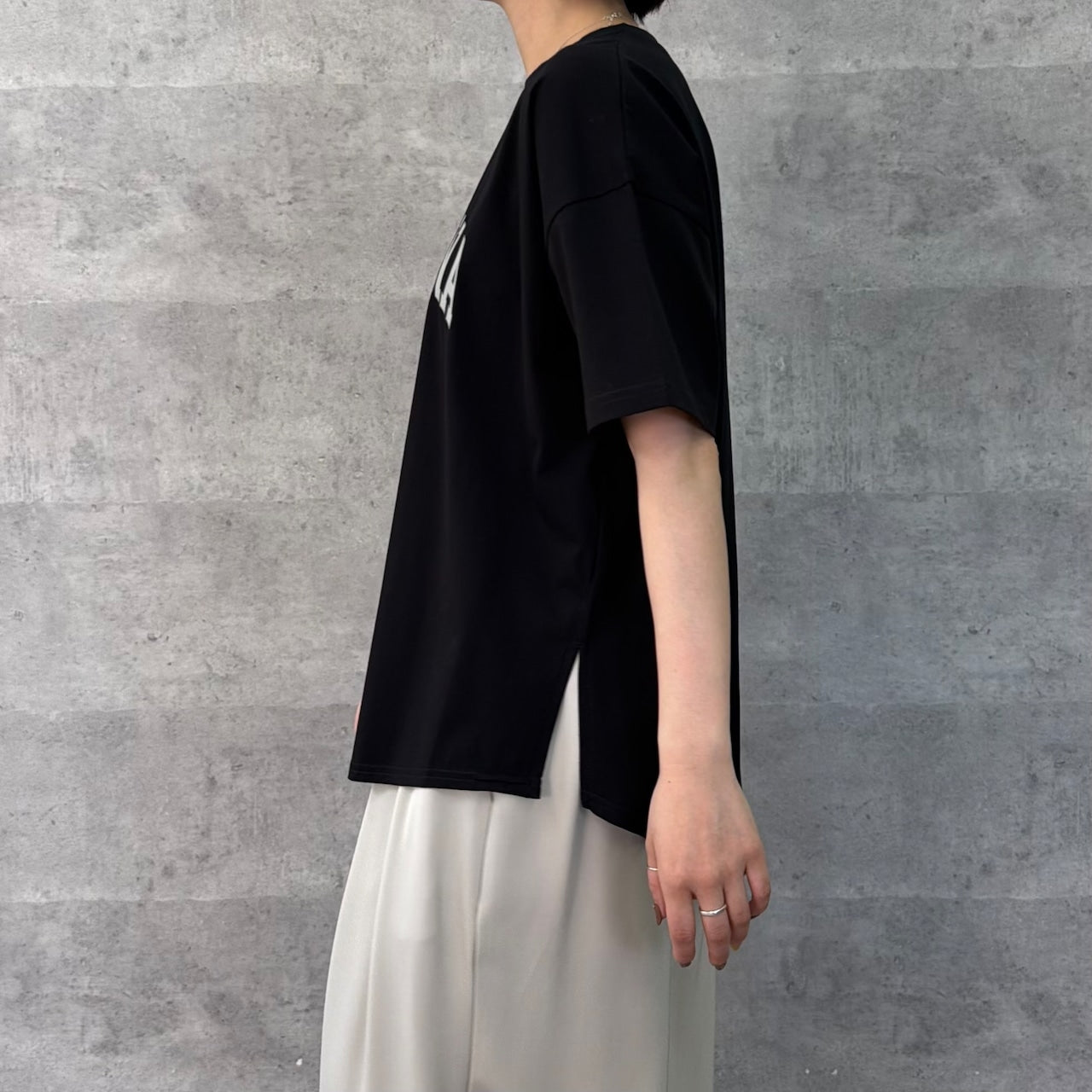 【Anna Kerry】ハーフスリーブロゴTシャツ/85261915