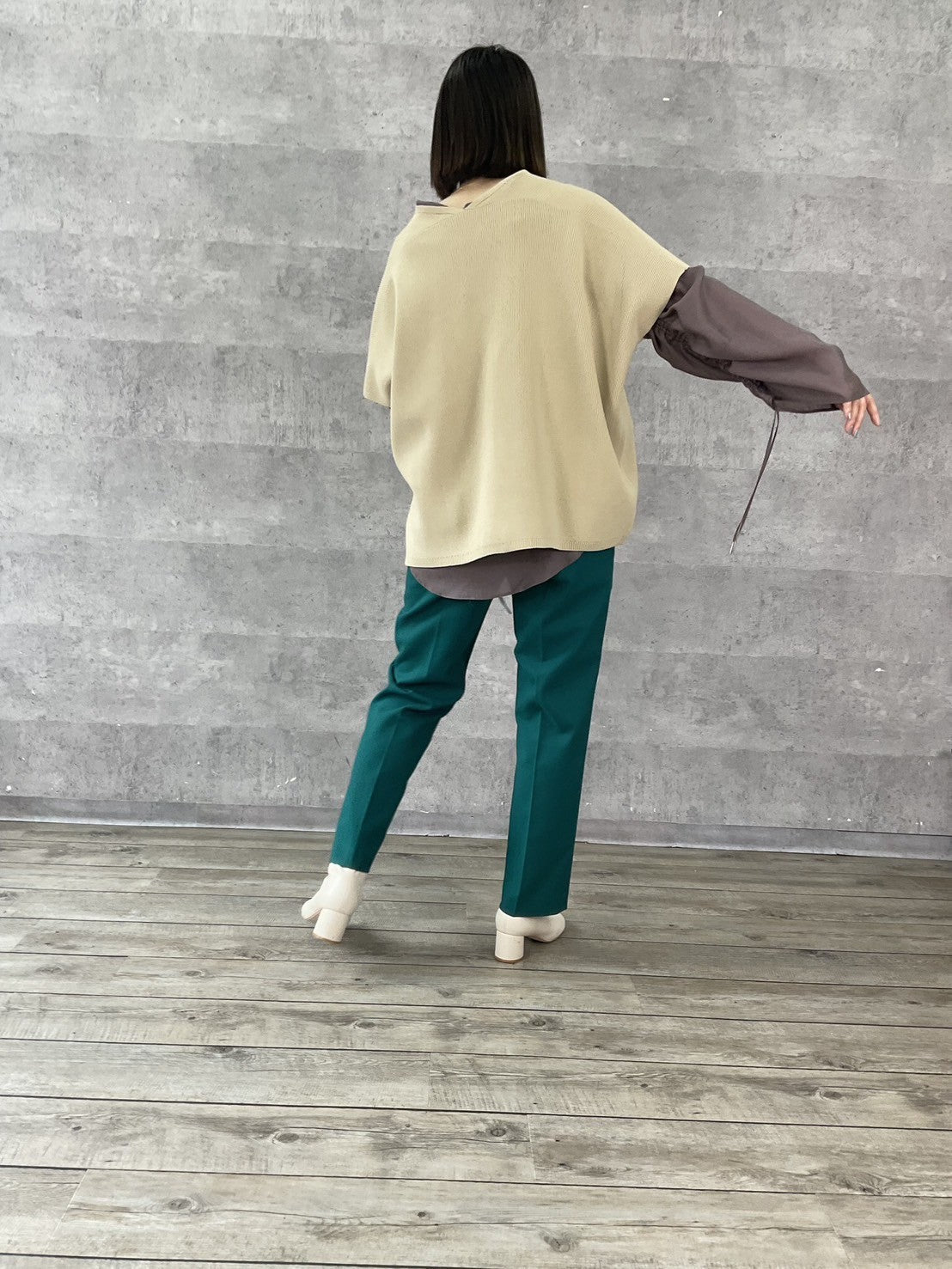 【Anna Kerry】ストレッチヤーンジレ/71253808