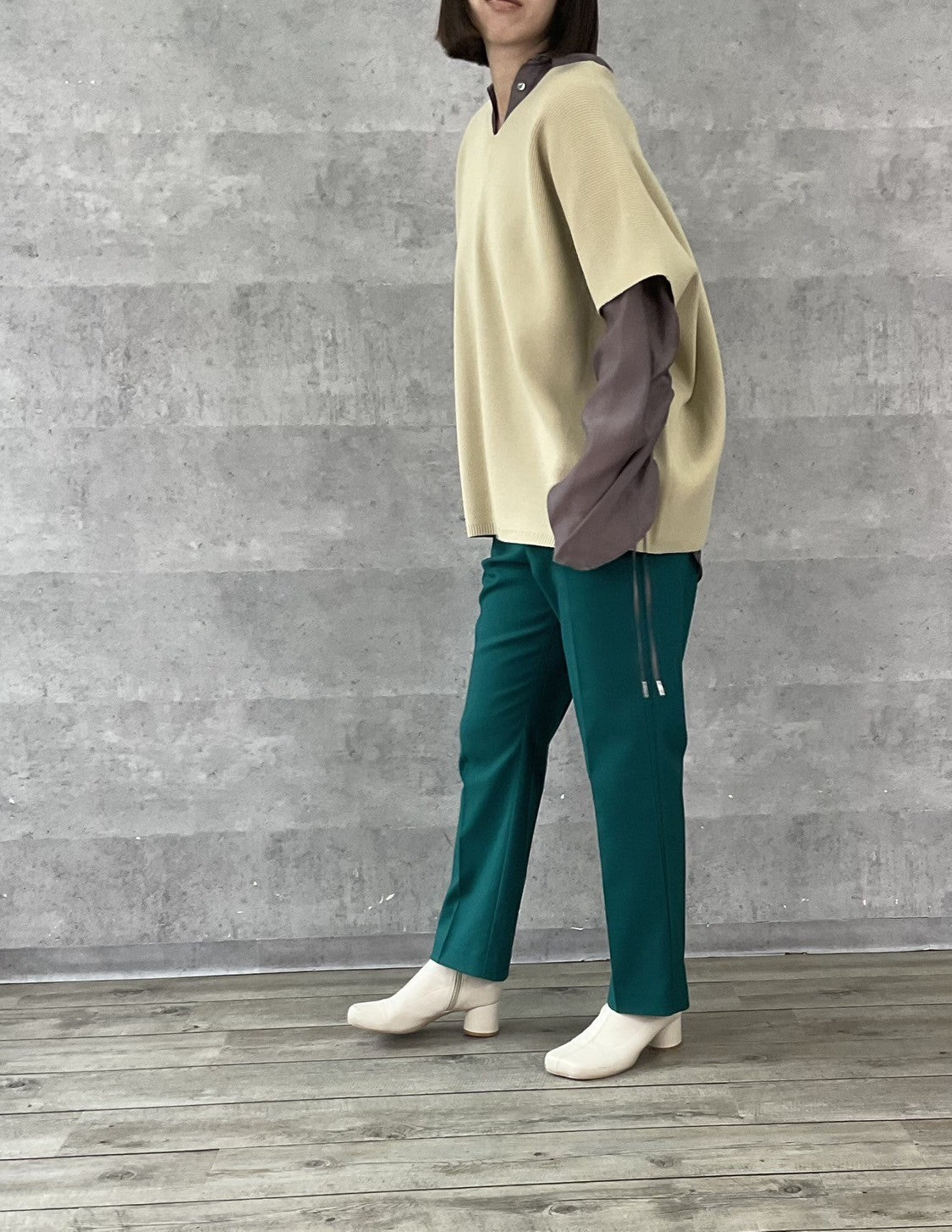 【Anna Kerry】ストレッチヤーンジレ/71253808