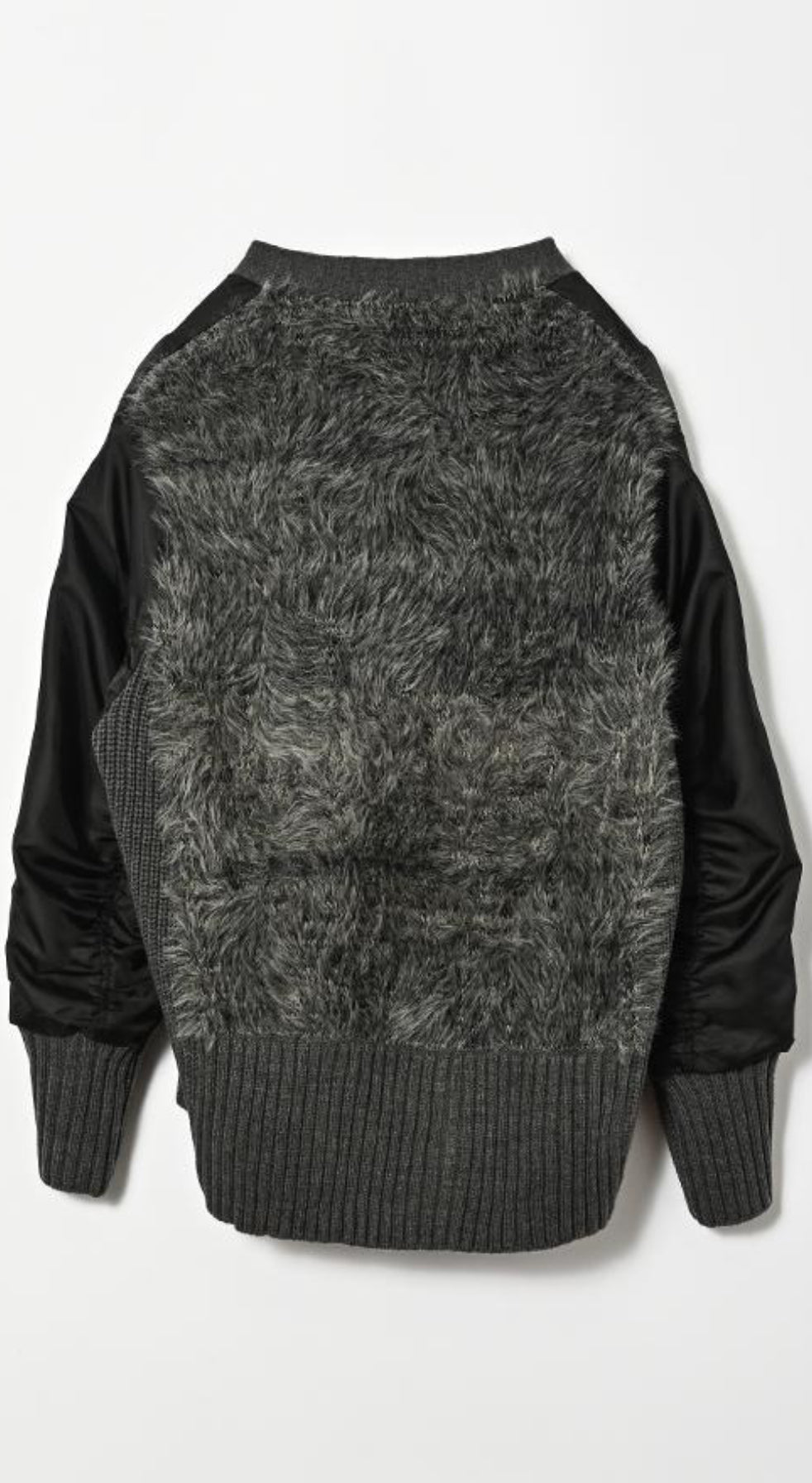 【akane】フェザーマテリアルMixブルゾン/25238-3586Q-W