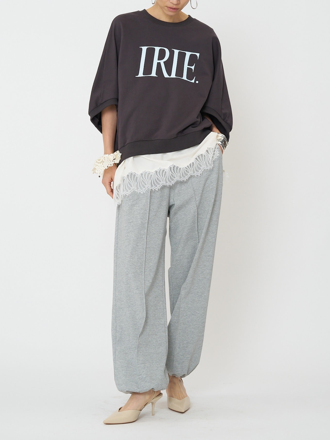 【CHIGNON】度詰天竺イージーパンツ/3261-016KK