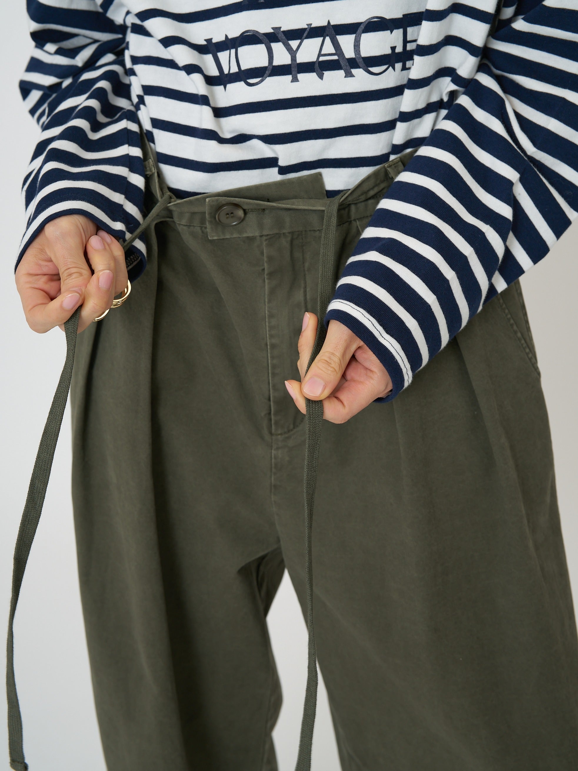 【CHIGNON】ウォッシュドチノパンツ/3261-045BT