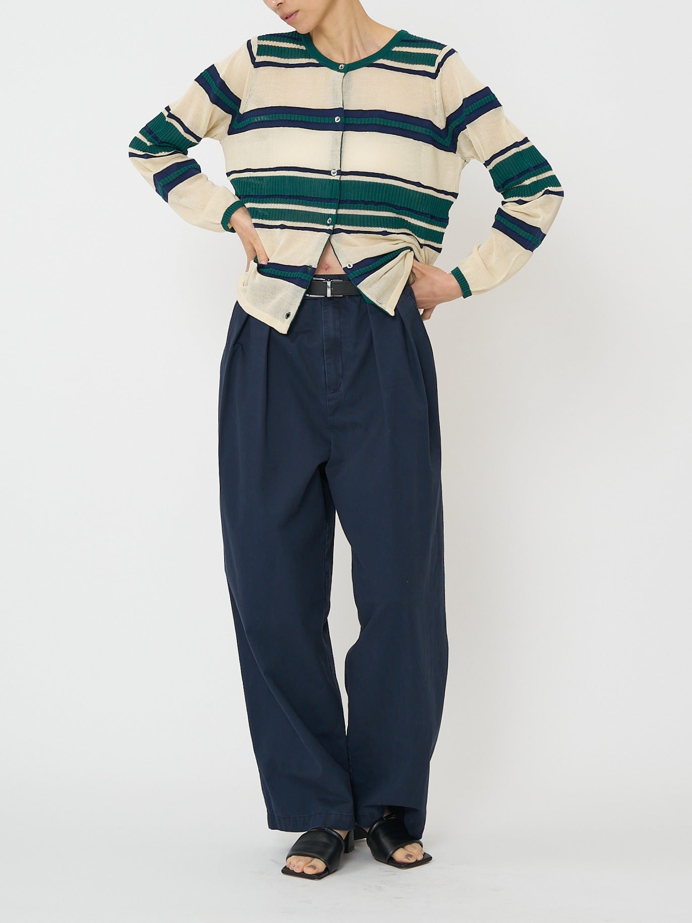 【CHIGNON】ウォッシュドチノパンツ/3261-045BT