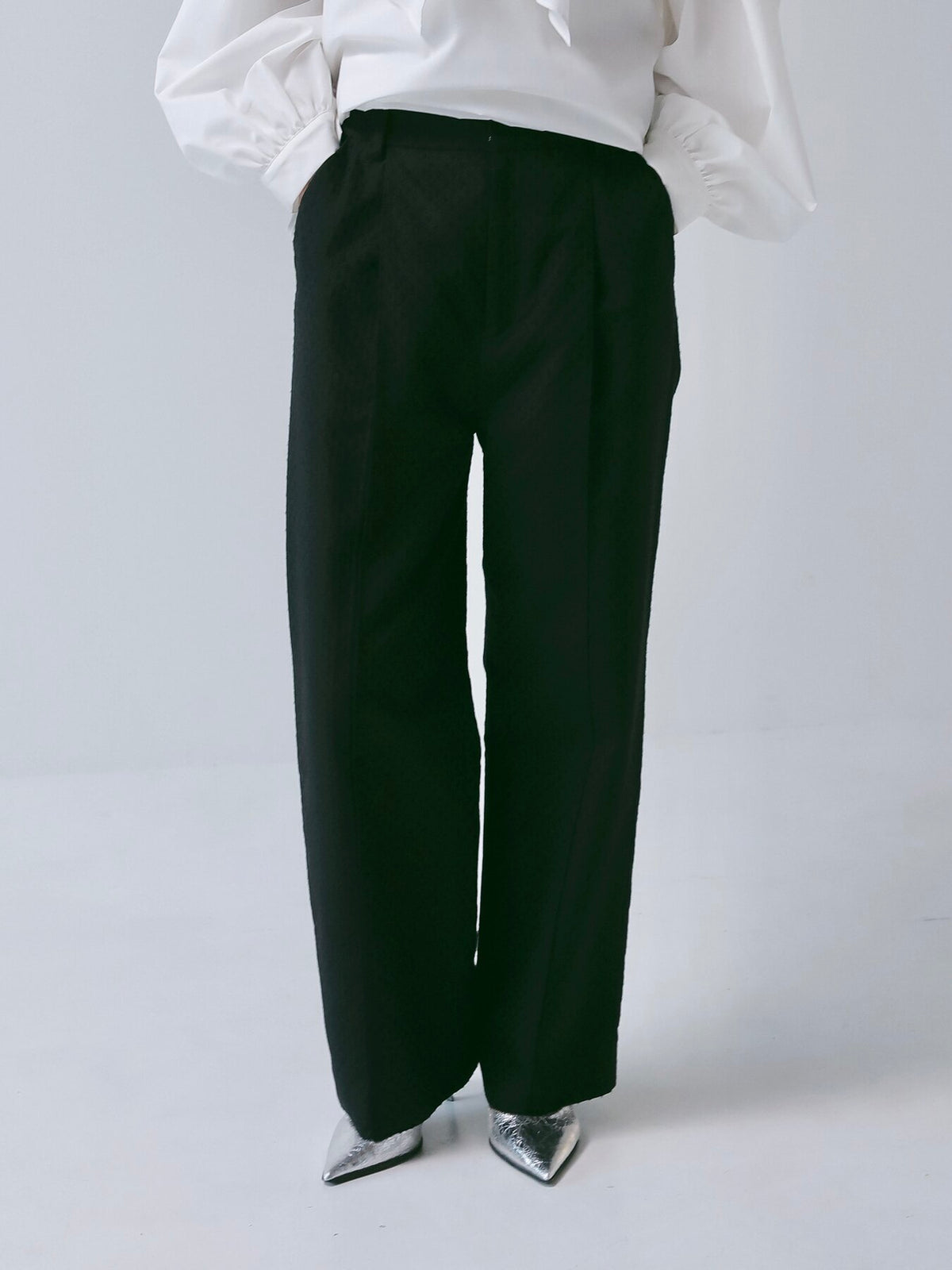 【CHIGNON】ドットジャカードタックパンツ/3266-612BZ