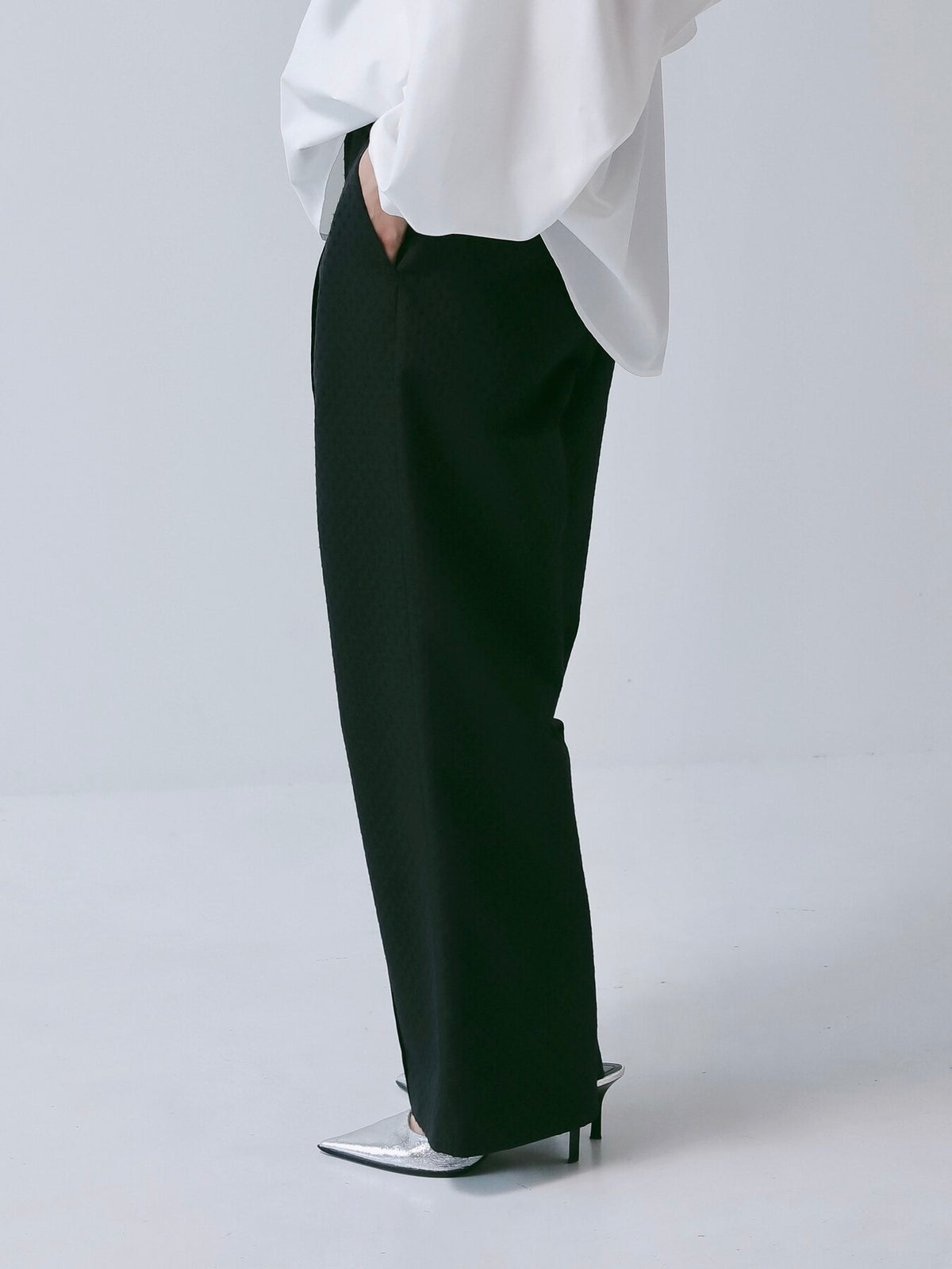 【CHIGNON】ドットジャカードタックパンツ/3266-612BZ