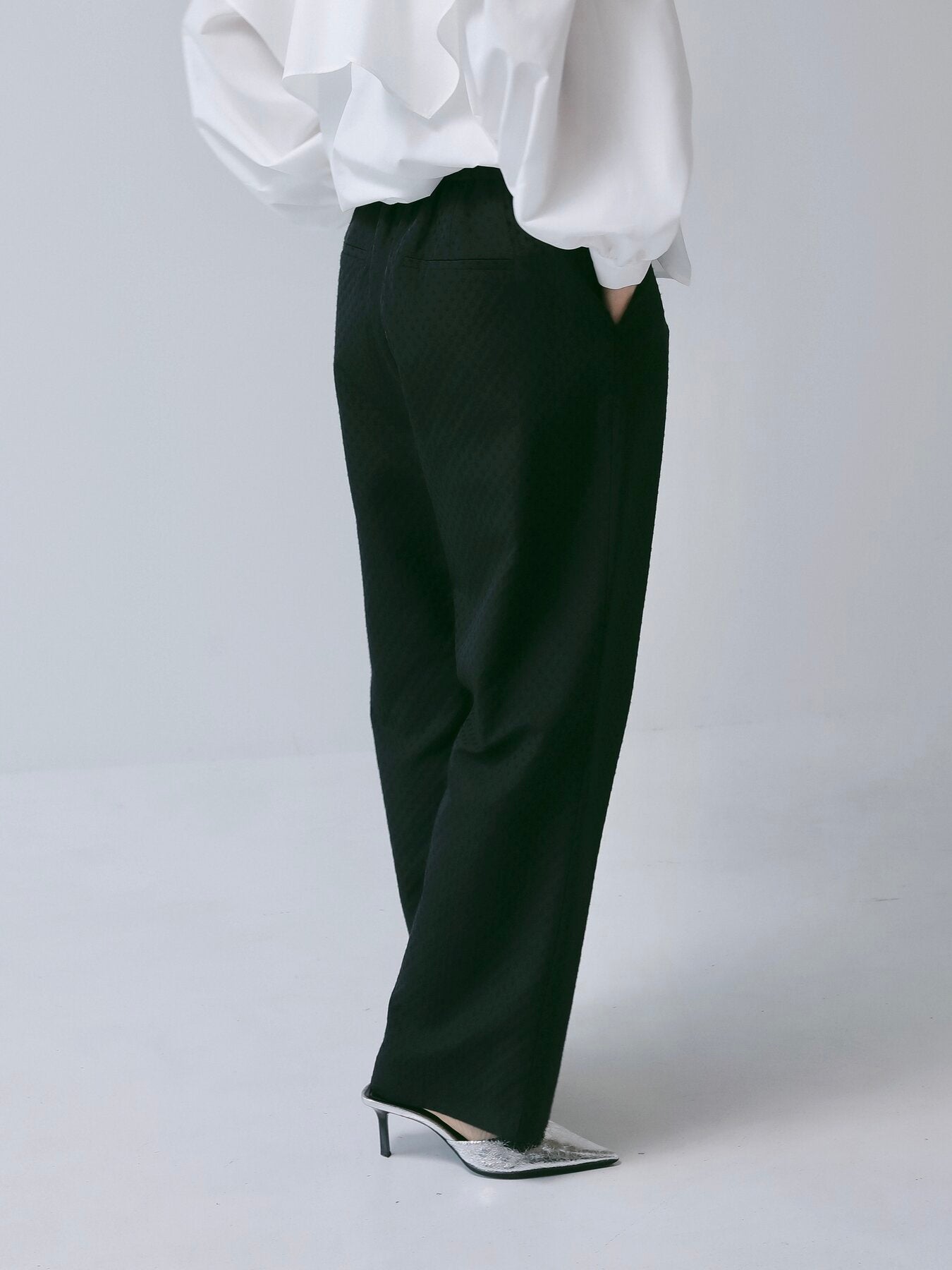 【CHIGNON】ドットジャカードタックパンツ/3266-612BZ