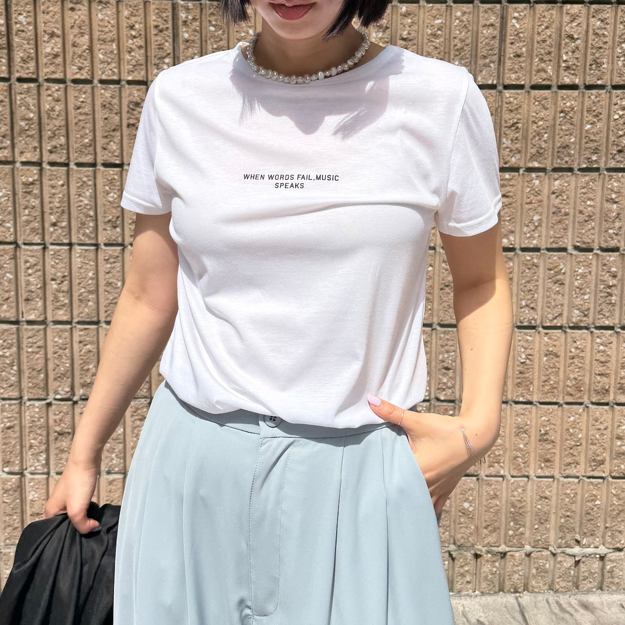 【Anna Kerry】ミニロゴコンパクトTシャツ/85262916