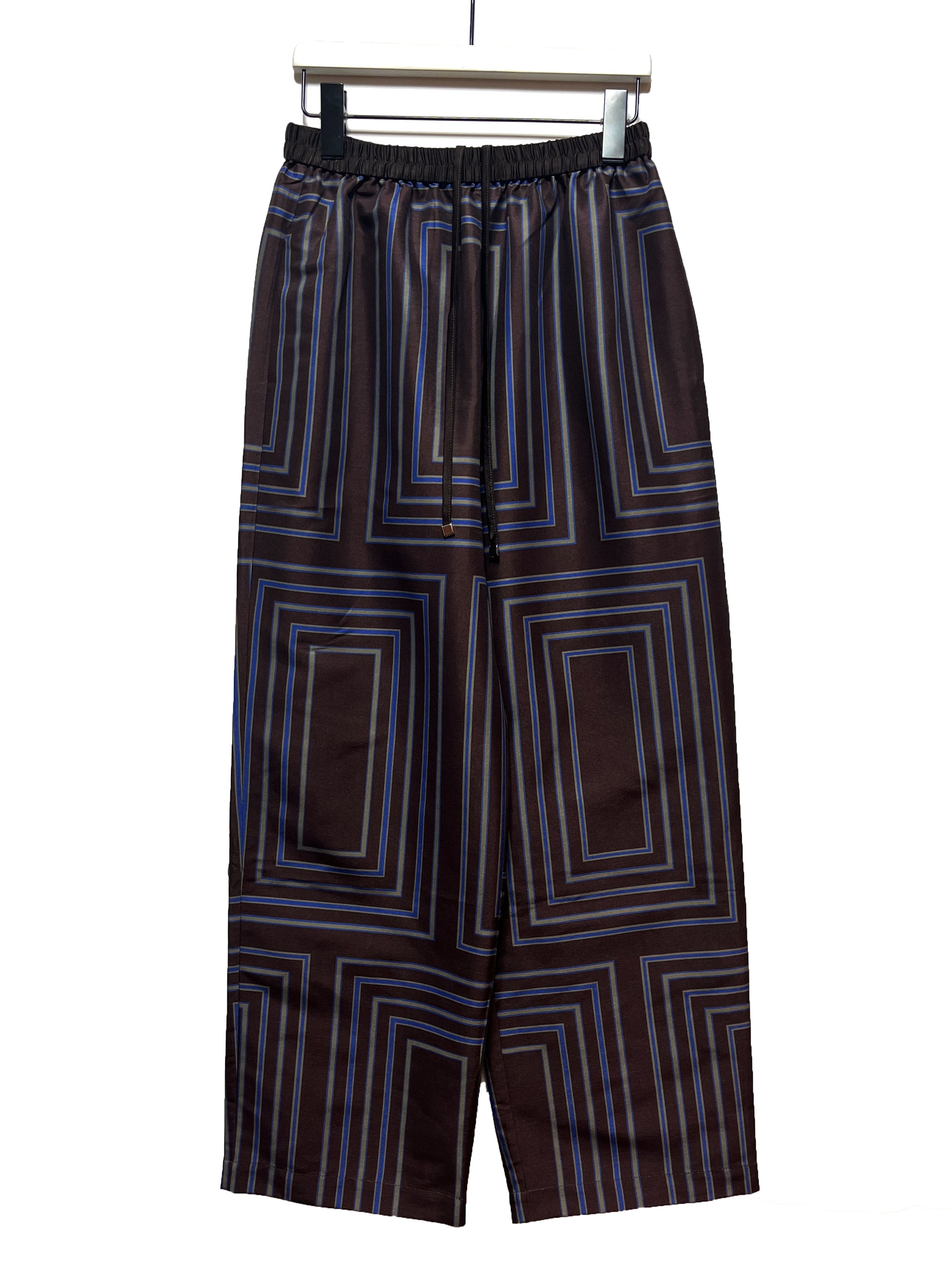 【CHIGNON】オリジナルスクエアパネル柄パンツ/3454-026MK