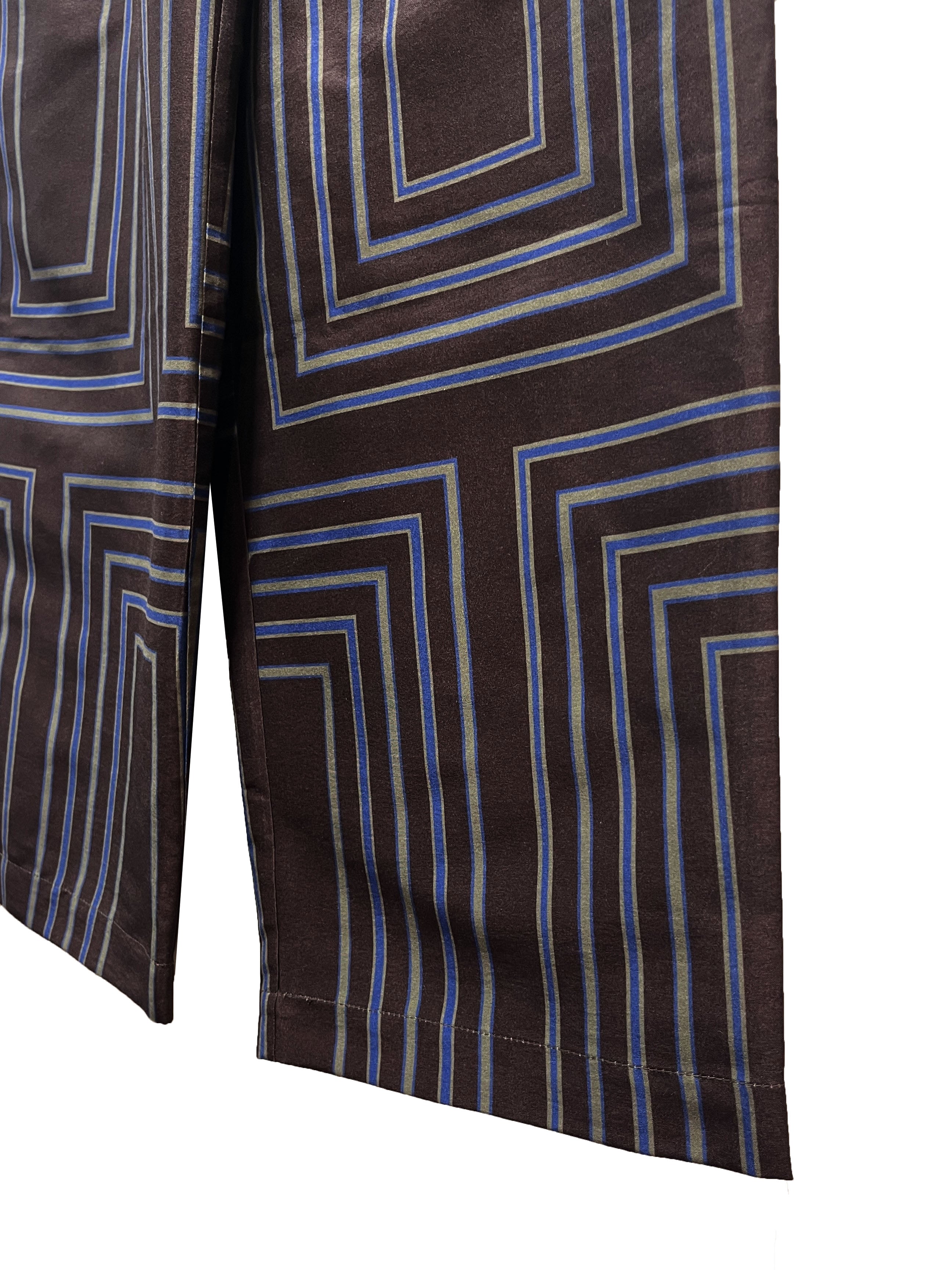 【CHIGNON】オリジナルスクエアパネル柄パンツ/3454-026MK