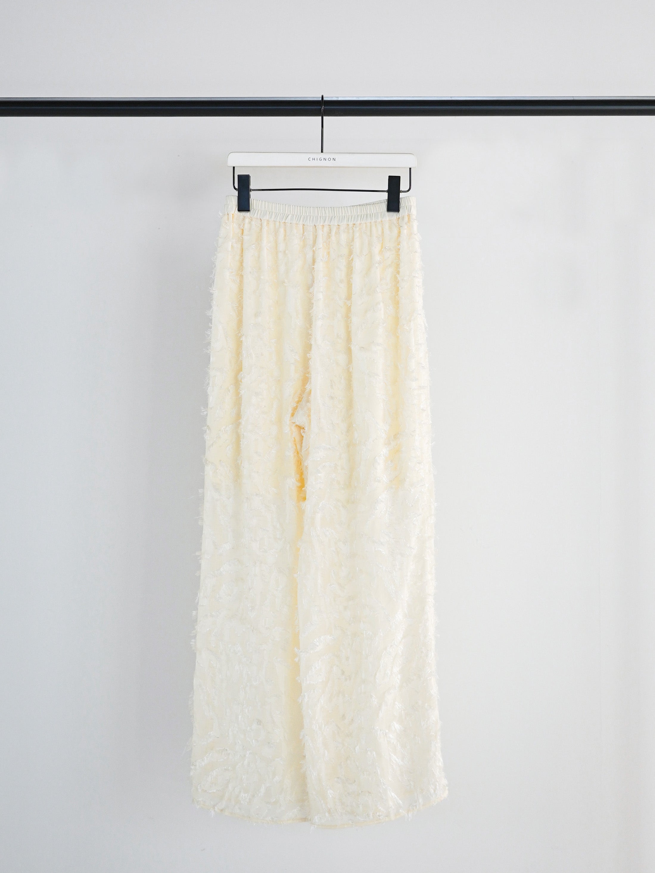 【CHIGNON】メッシュジャガードパンツ/3561-010KK