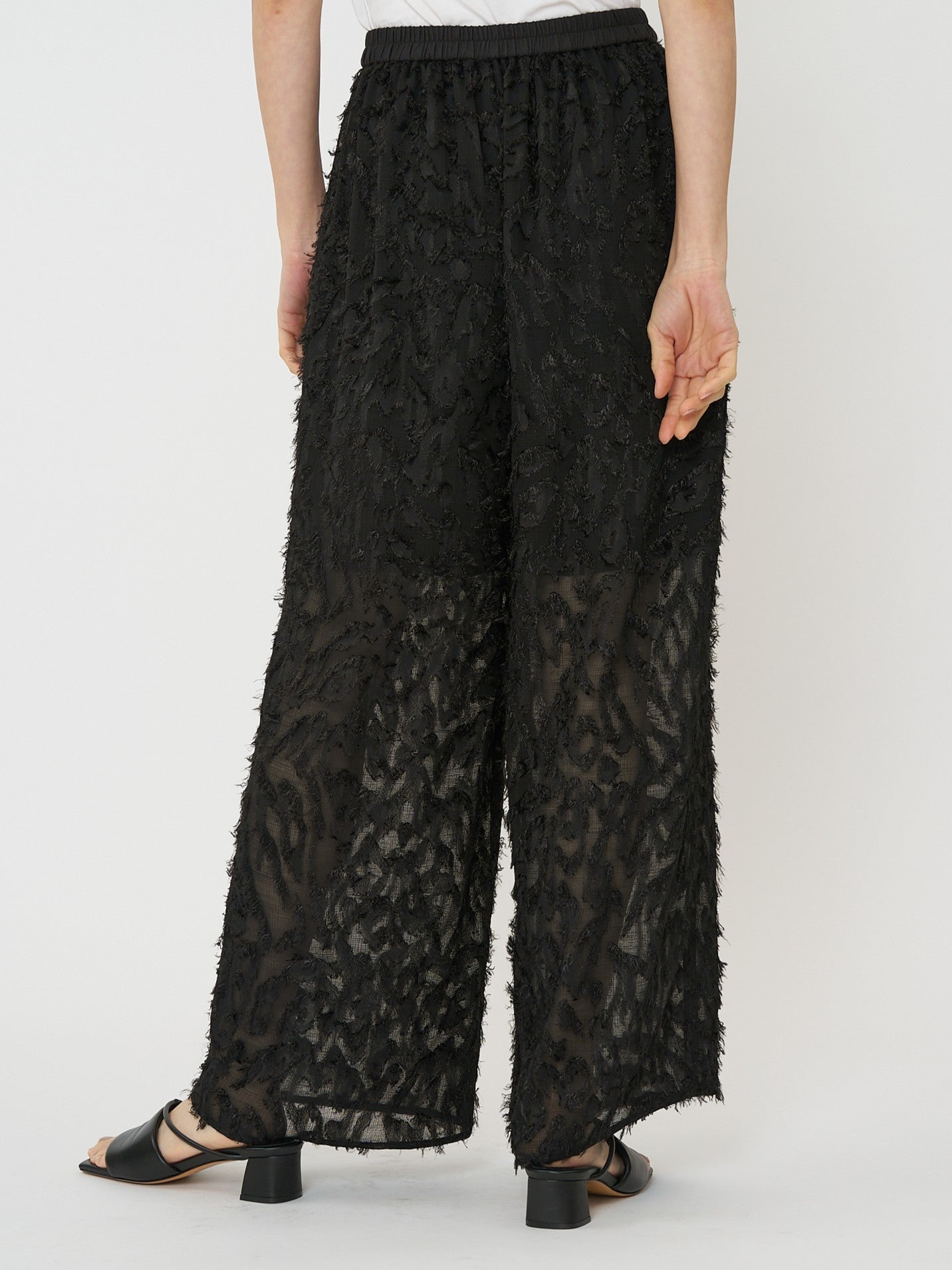 【CHIGNON】メッシュジャガードパンツ/3561-010KK