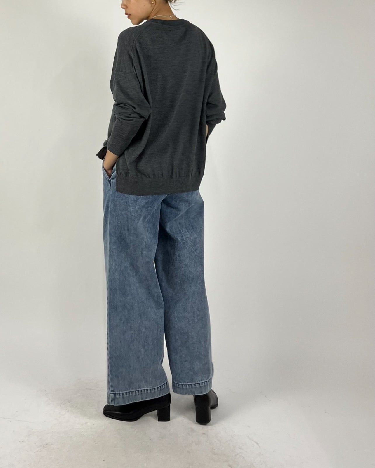 【PASSIONE】裏起毛デニムパンツ/546610