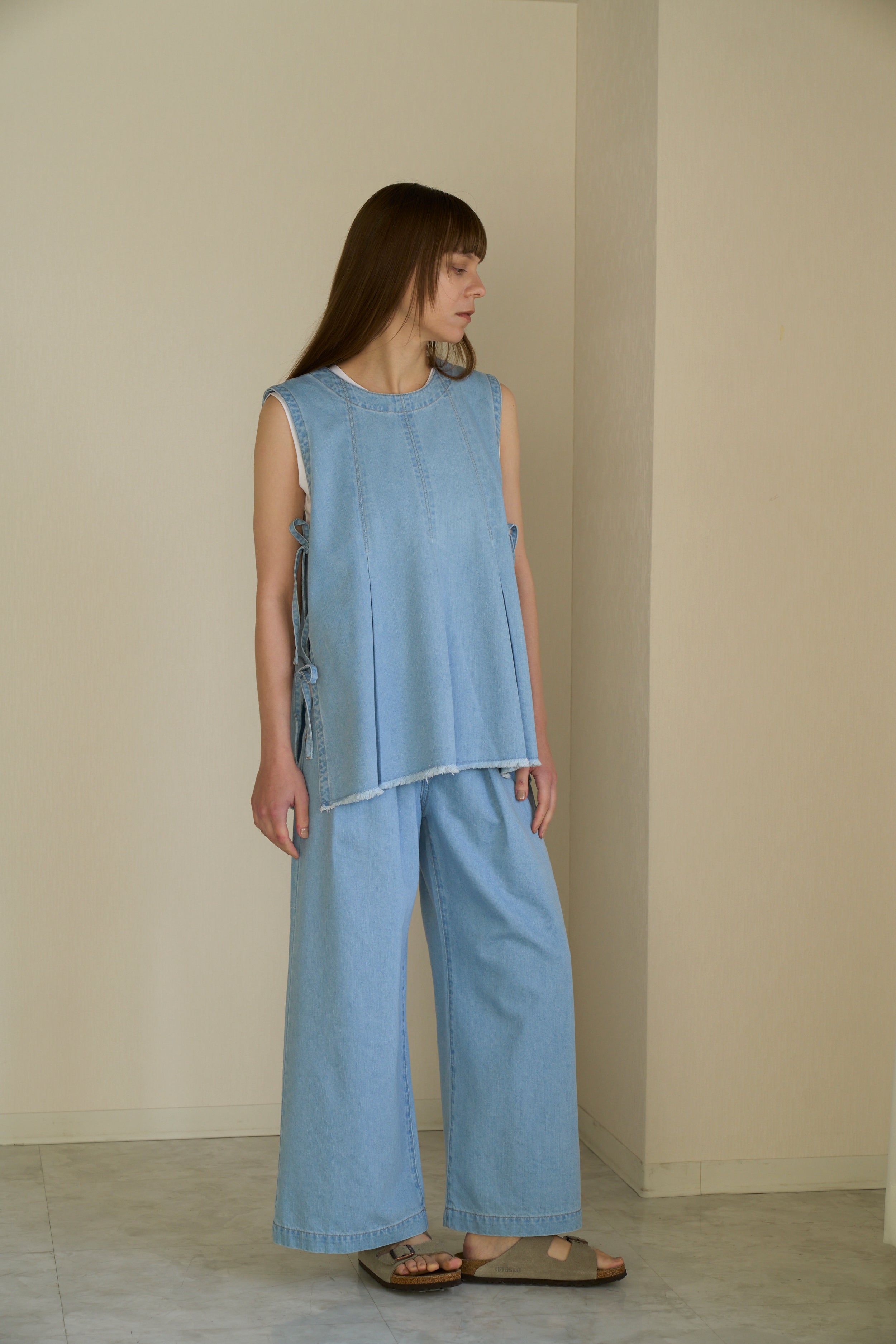 【Ordinary】2wayサイドタイデニムベスト/BO26-530V