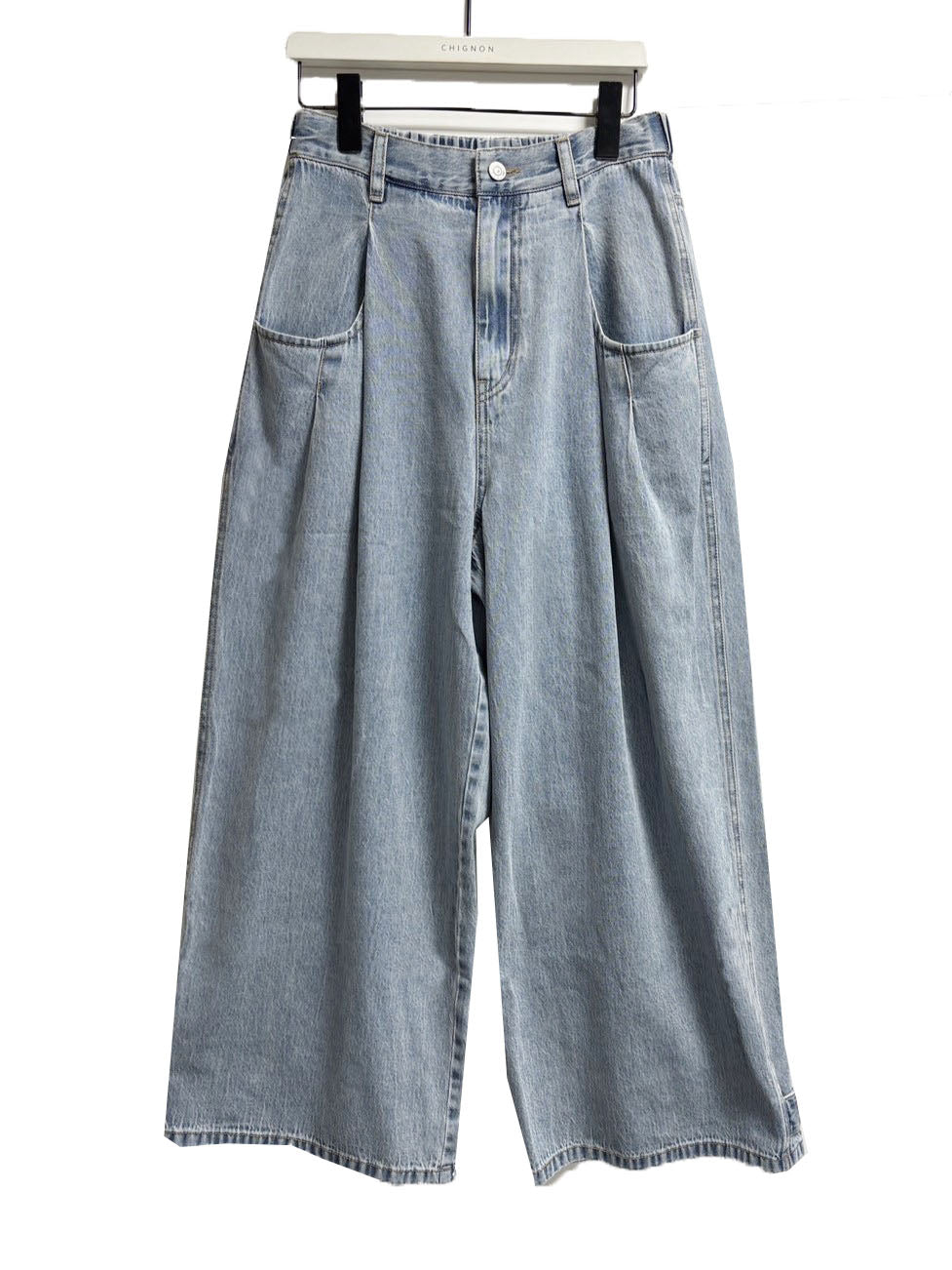 【CHIGNON】タックポケットデニムパンツ/3854-063BT