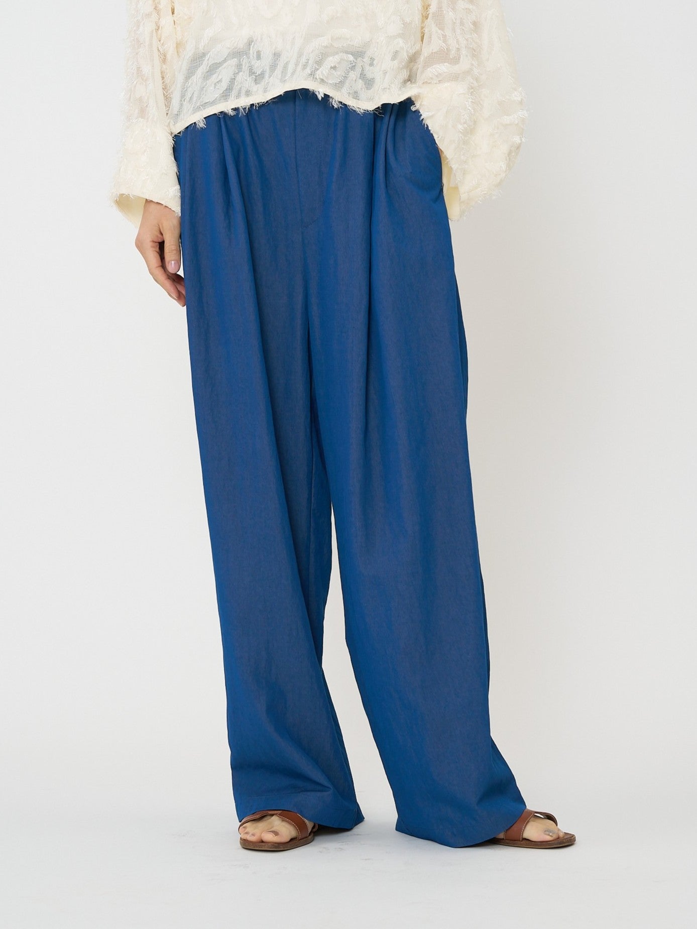 【CHIGNON】リラックスツイルタックパンツ/3861-008KK