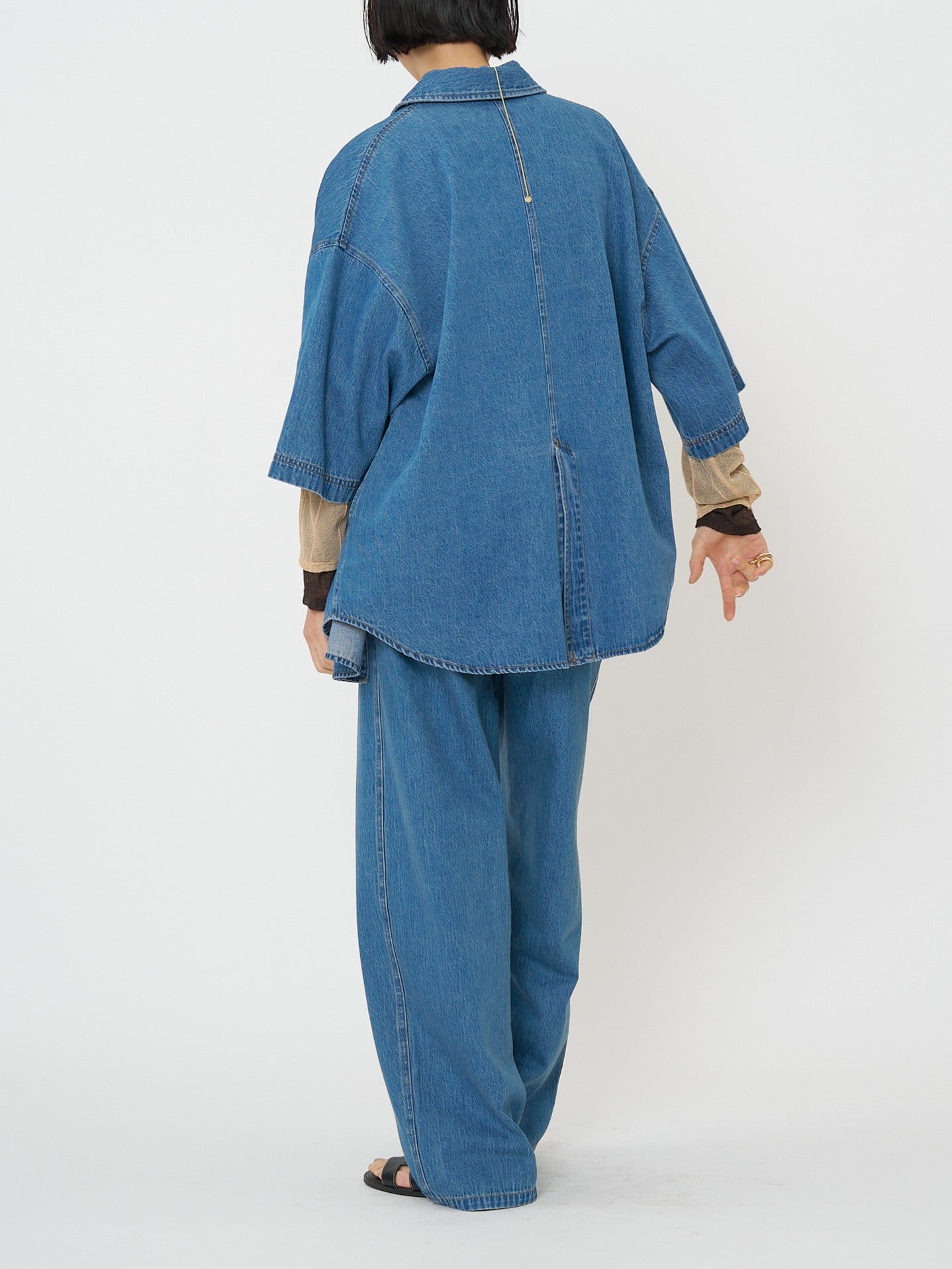 【CHIGNON】センターステッチデニムパンツ/3861-042BT