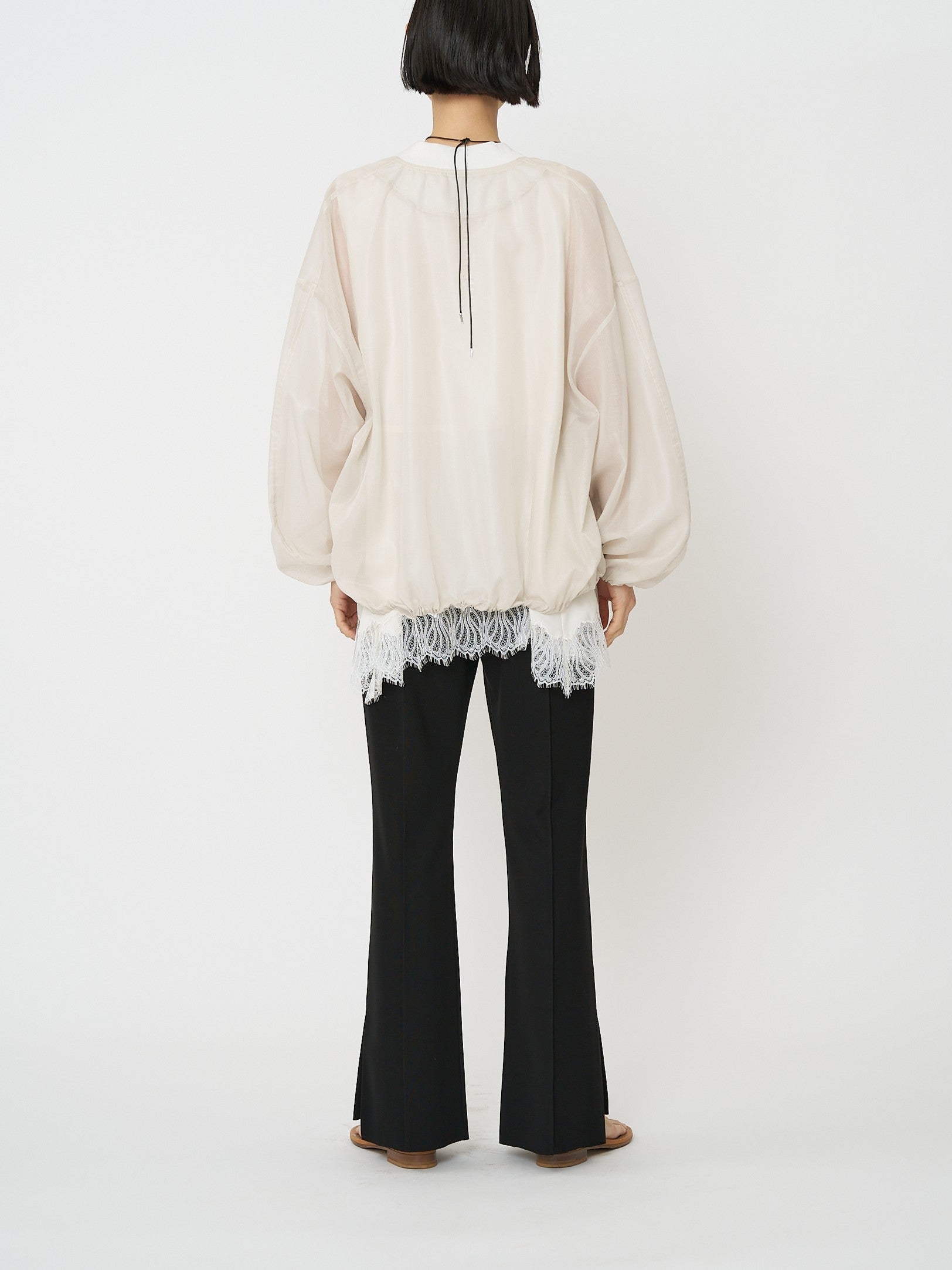 【CHIGNON】ソフトリブフレアパンツ/3861-069GL