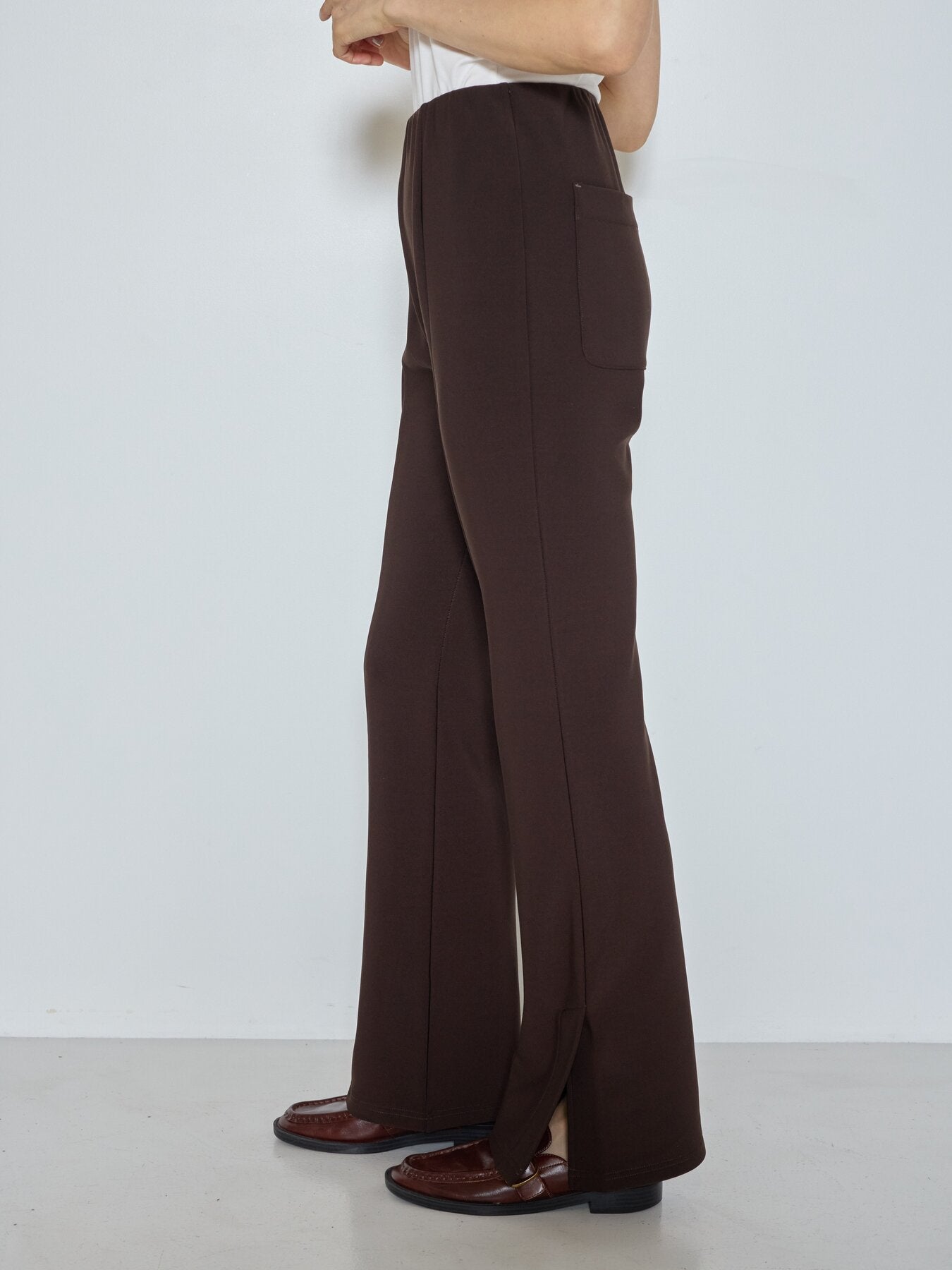 【CHIGNON】ブラッシュドフレアパンツ/3865-387GL