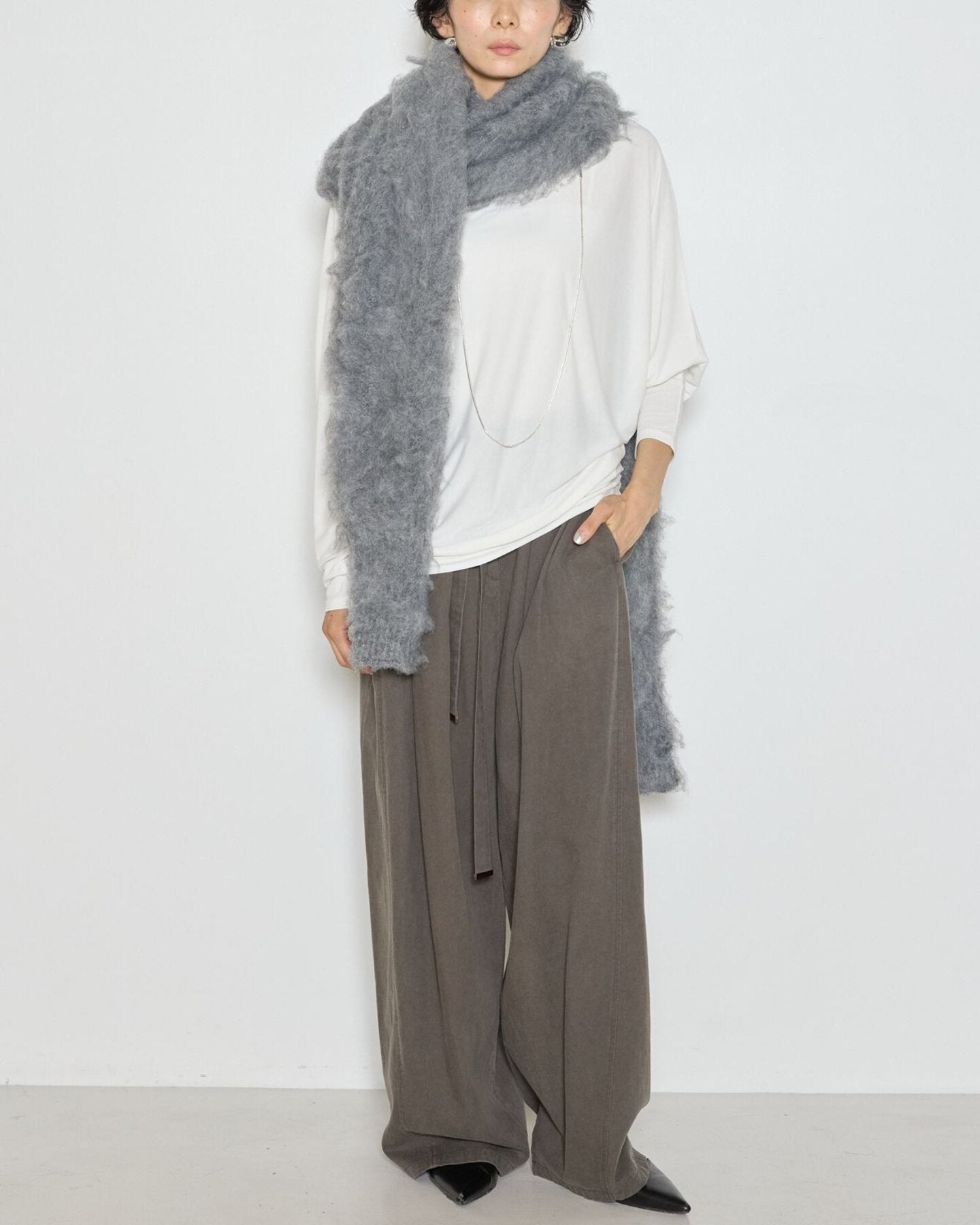 【CHIGNON】ベルテットウォッシュワイドパンツ/3965-363BT
