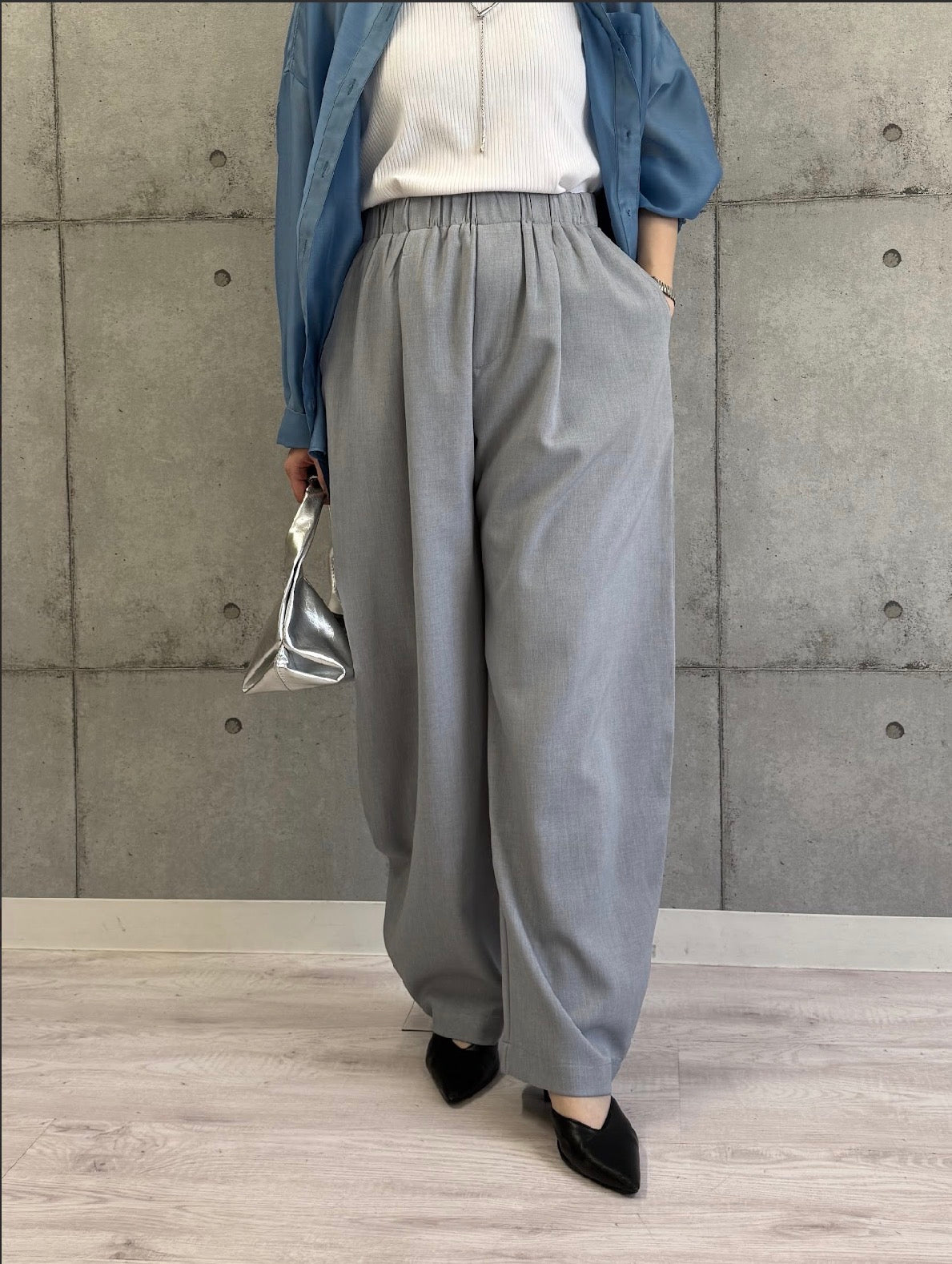 【ROSIEE】リネンライクハーレムパンツ/R813216