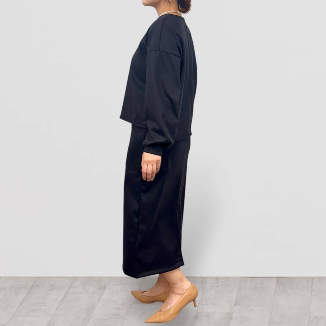 【QTUME】Activejerseyホームスパンパフスリーブショートトップス/552-25651