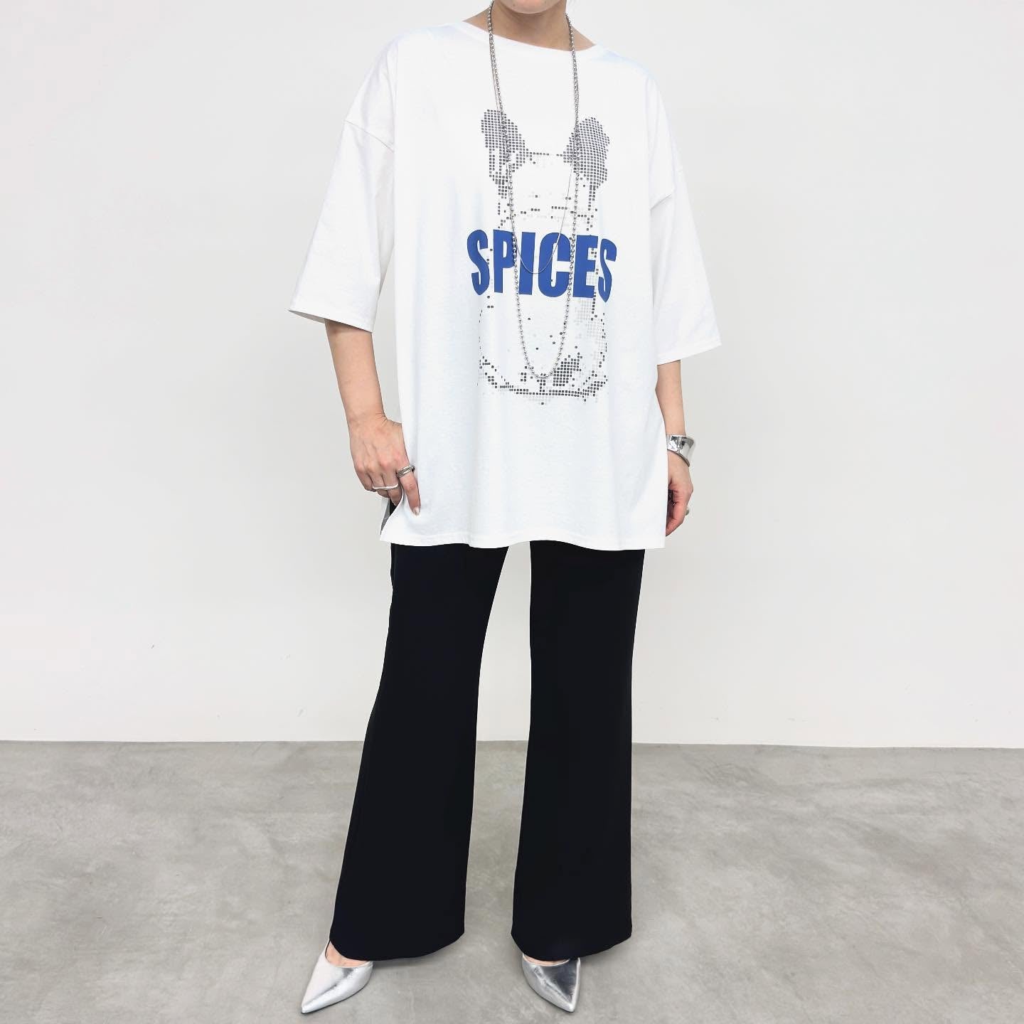 【NUS】プレミアム天笠2WAYイラストロゴビッグT/610-35036