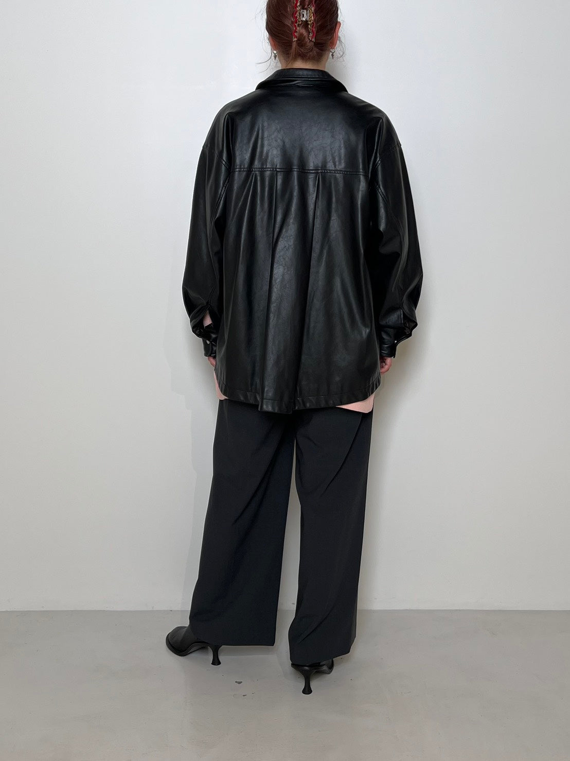 【CHIGNON】フェイクレザージャケット/4156-552KK