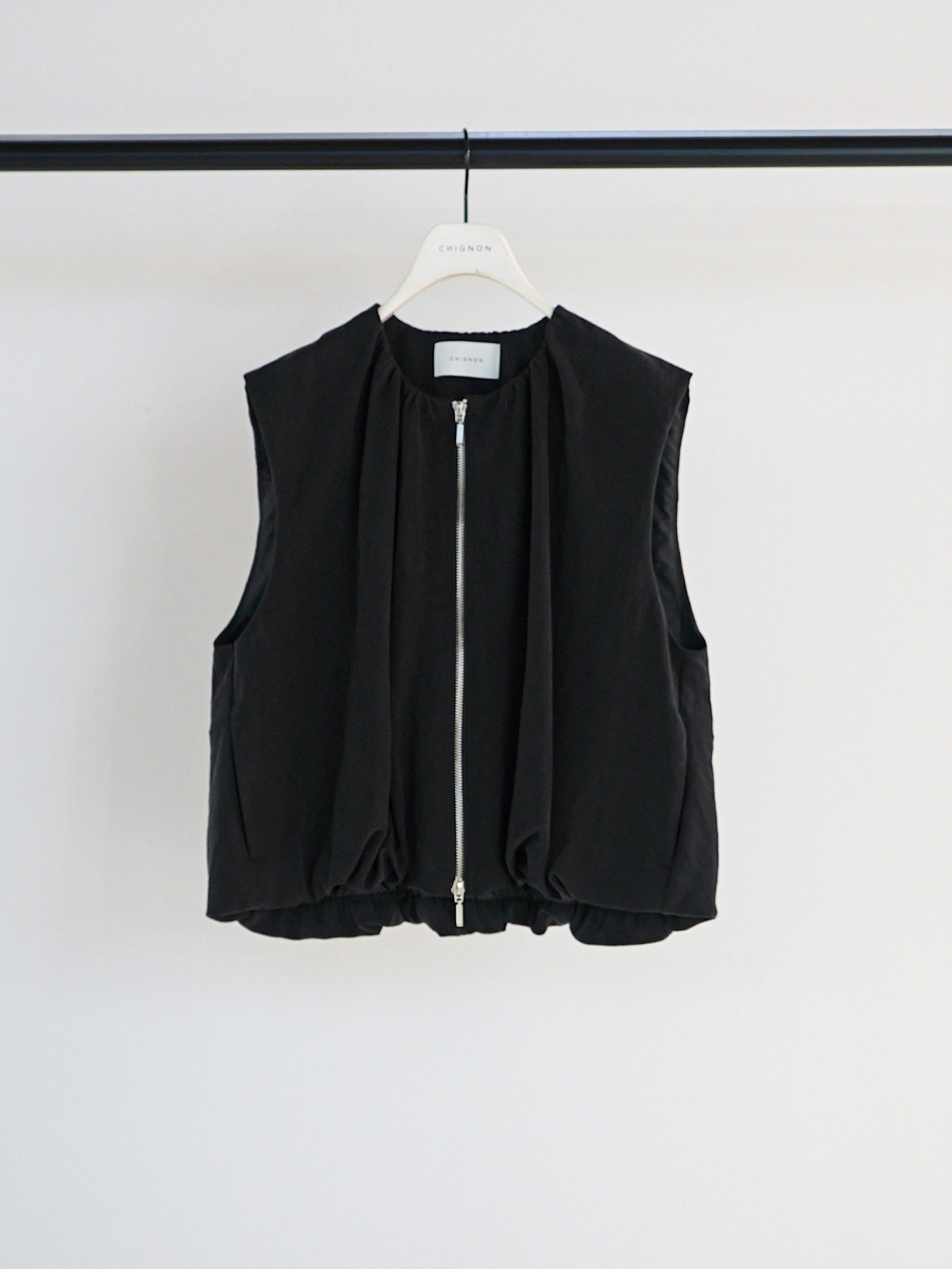 【CHIGNON】ダブルジップバルーンジレ/4261-025MK