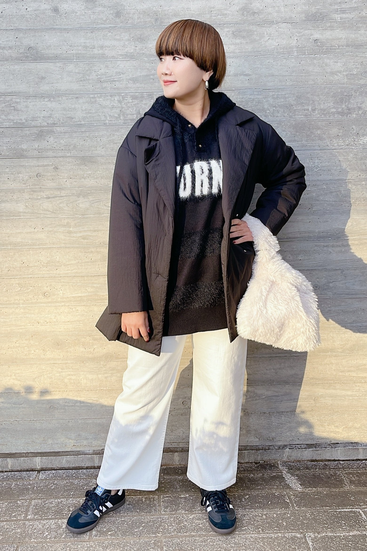 【Dignite collier】キルティングミドルコート/ 80243517