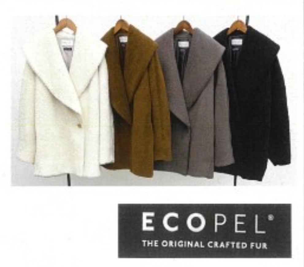 【CYNICAL】ケープカラーボアコクーンコート/552-94003